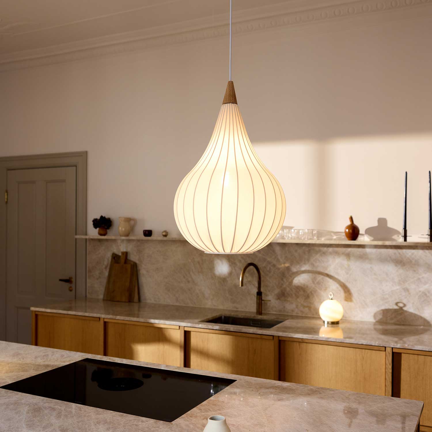 DROPS - Moderne Stoff-Pendelleuchte