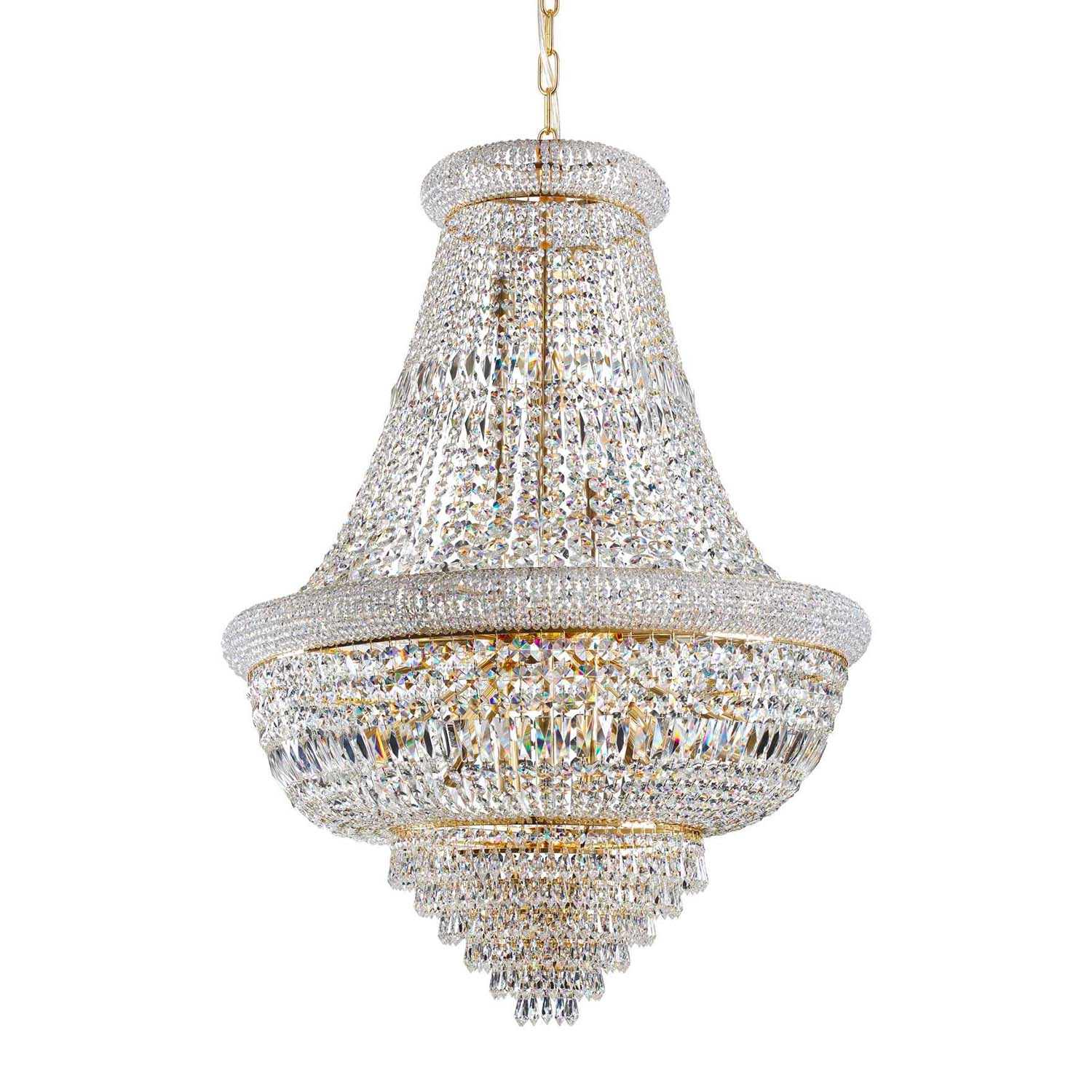 DUBAI - Schicker Kronleuchter aus Glasperlen und Kristall