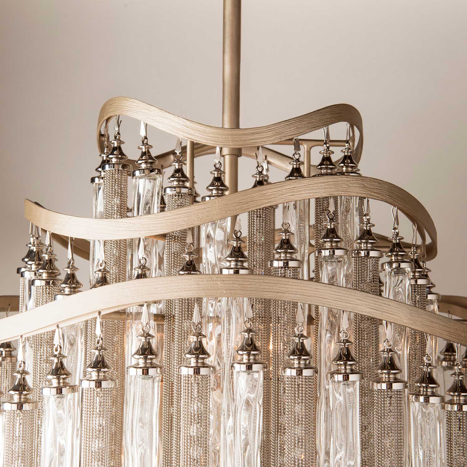 Chimera - XXL luxurious chandelier with pendants for living room
