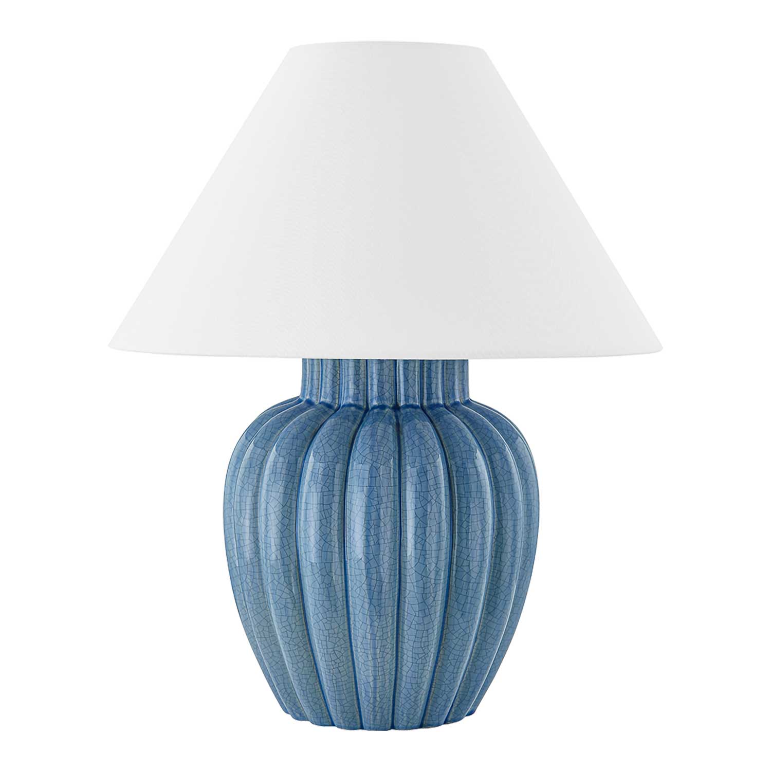 Clarendon - Lampe en céramique craquelé design pour chambre