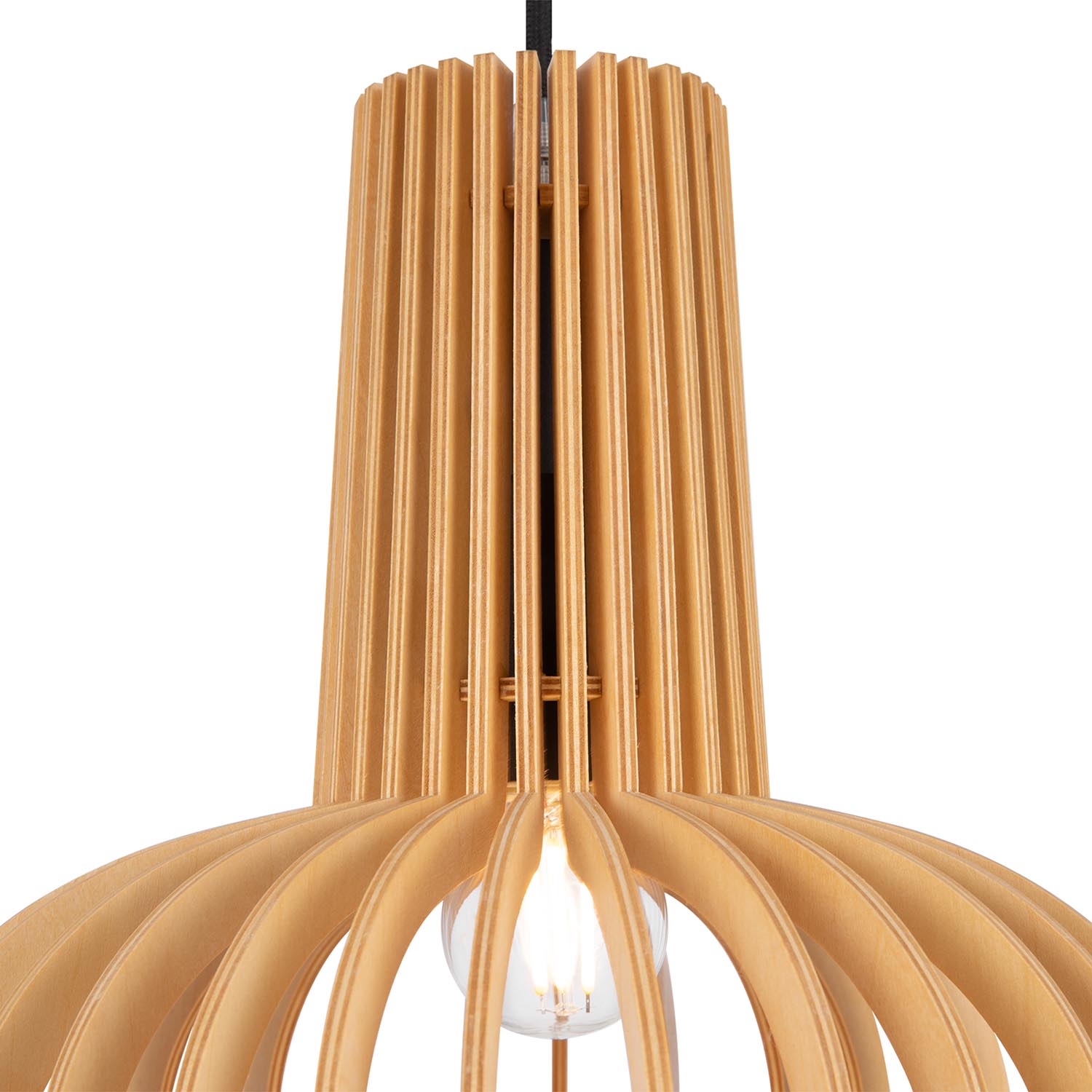 ROOTS - Suspension cage en bois scandinave
