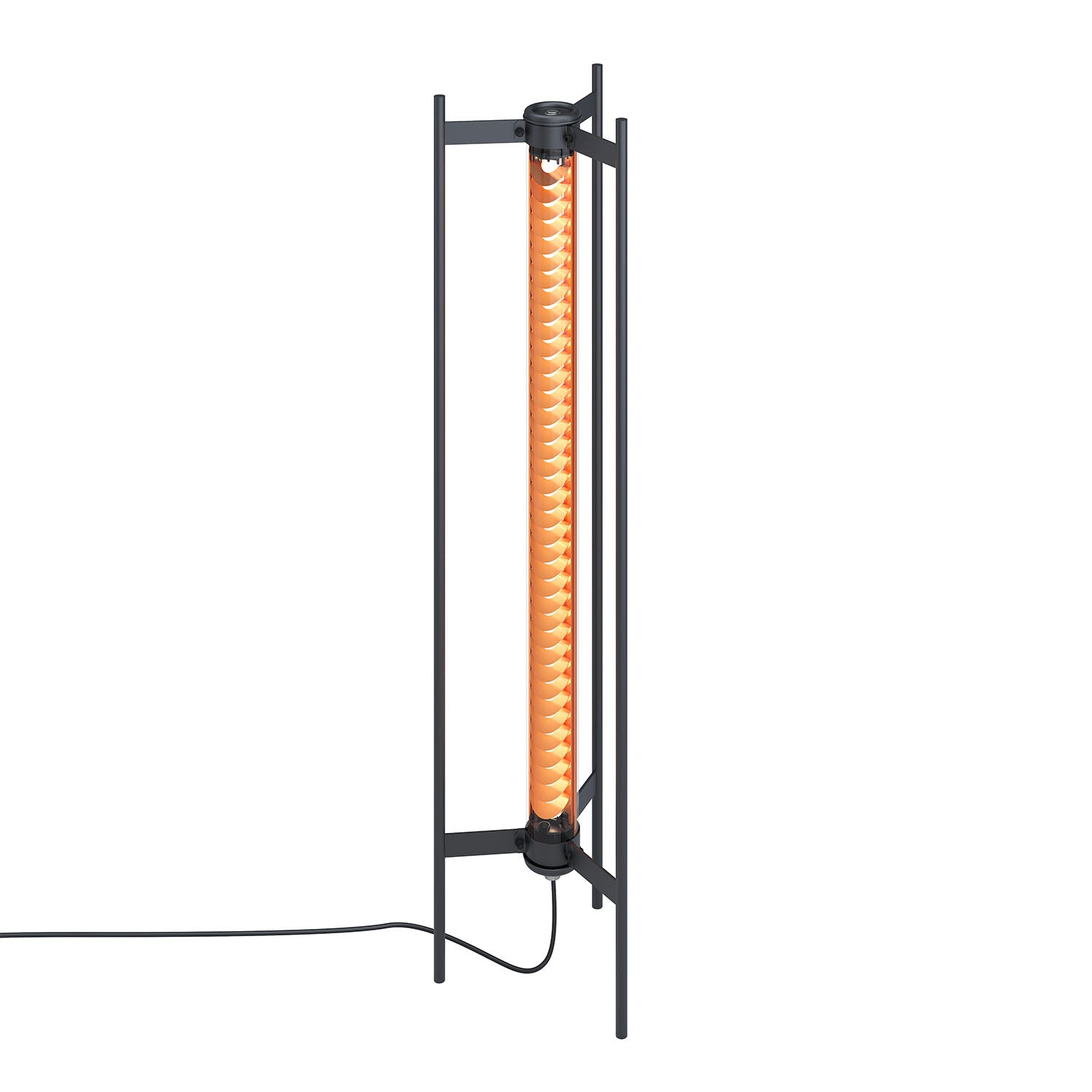 ELGAR - Steel floor lamp industrial style dimmable