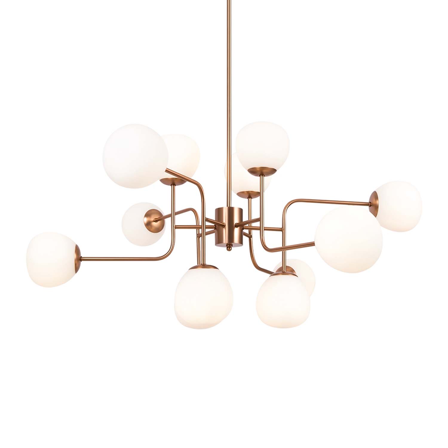 ERICH - Подвесной светильник в стиле ар-деко с стеклянными шарами