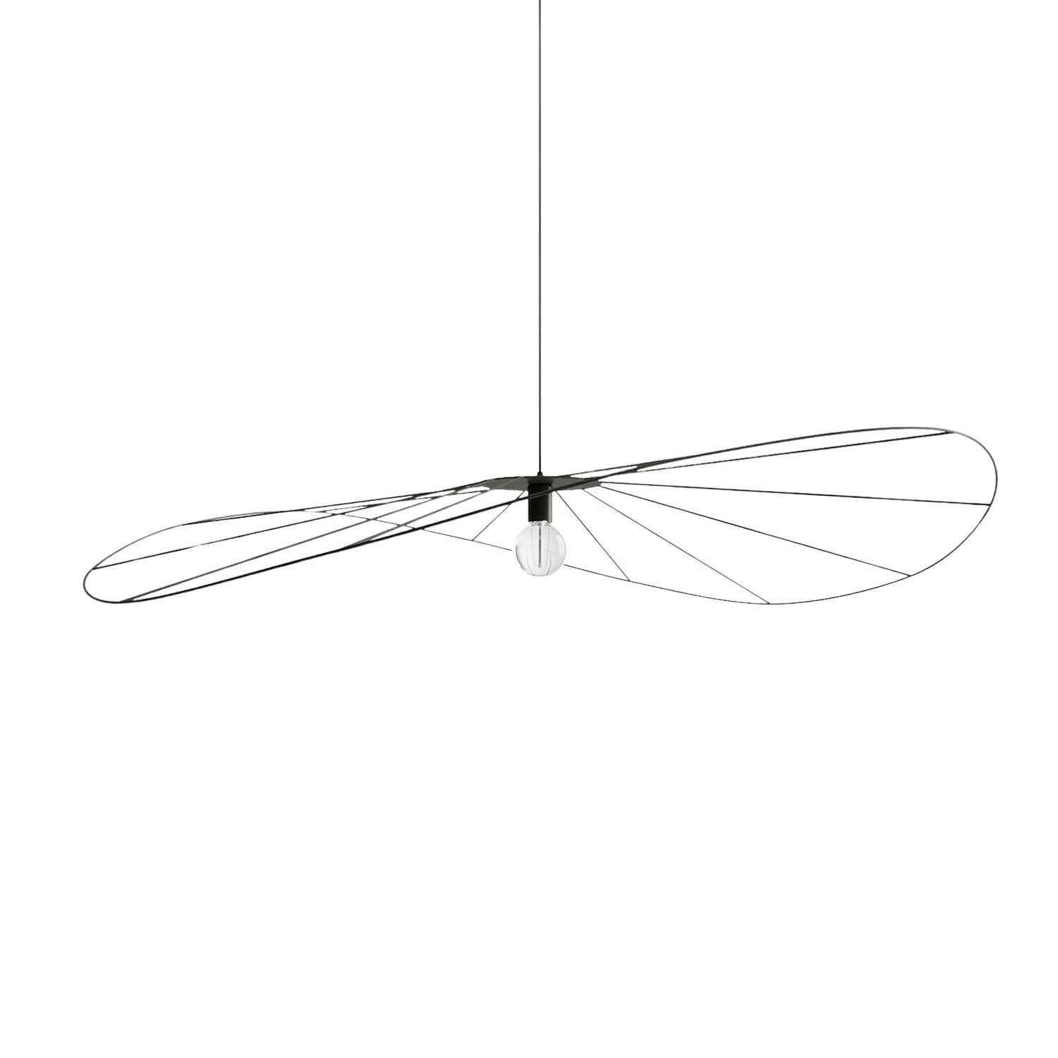 Errai - Black metal pendant light for modern living room