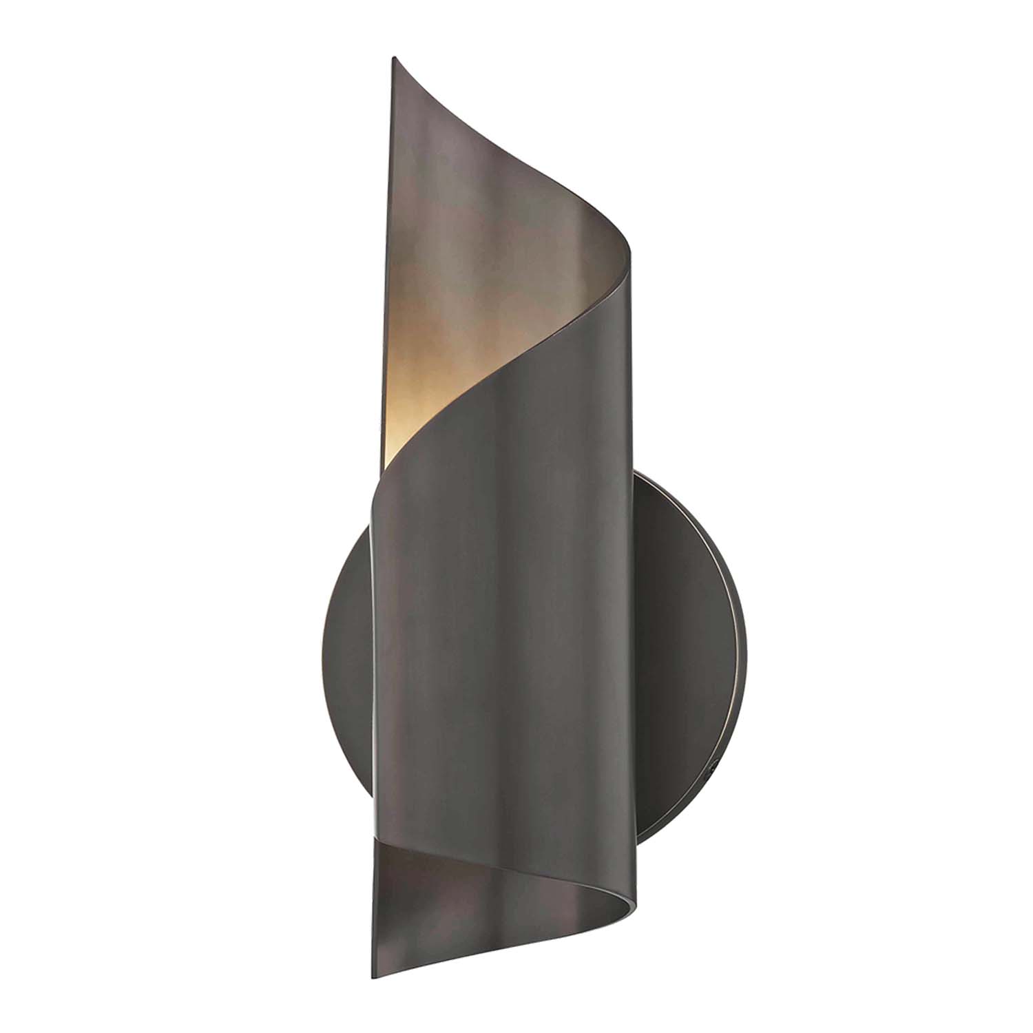 EVIE - Applique murale torsadée design en laiton, bronze ou acier