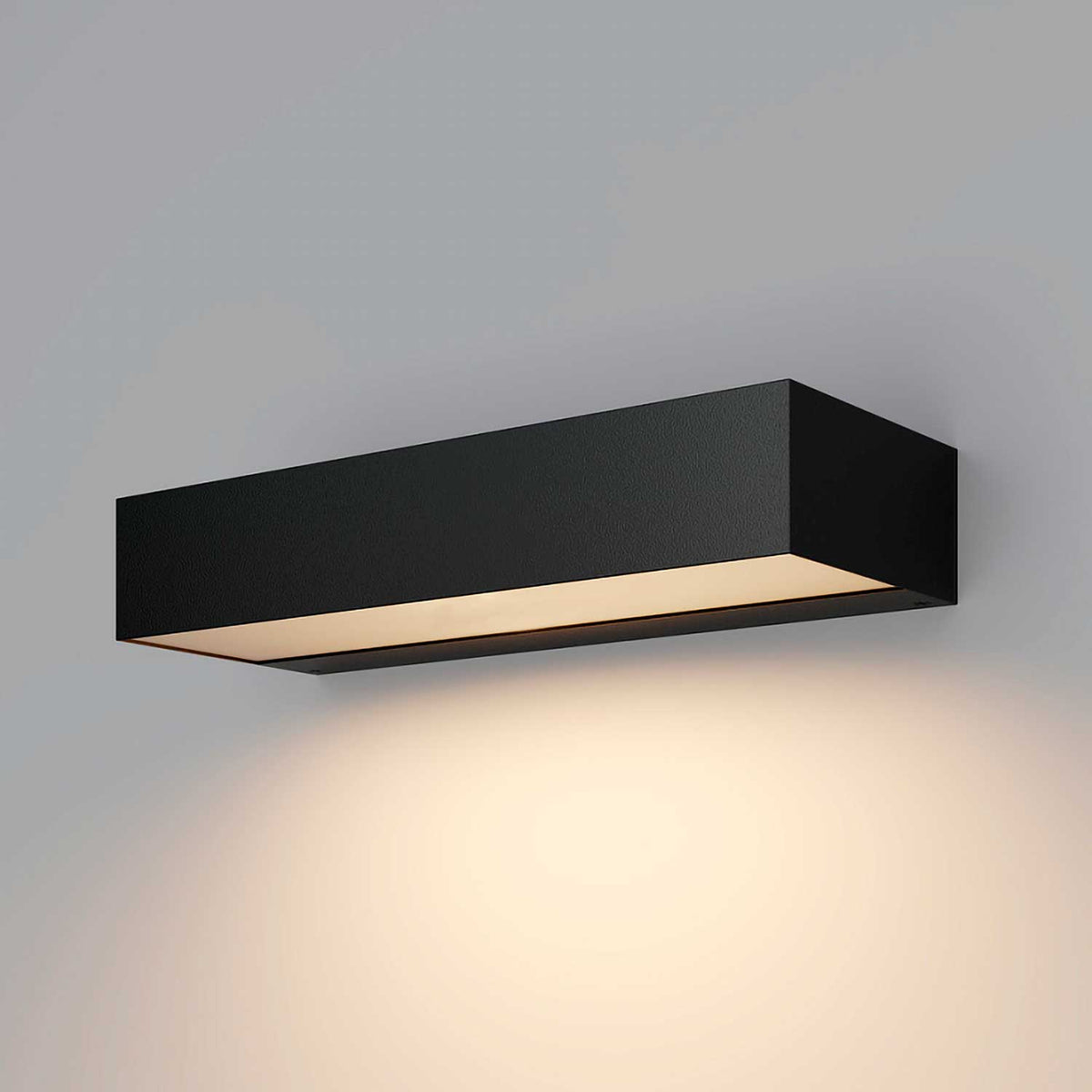 Lot - Aplique de pared LED lineal para exteriores de acero, estilo contemporáneo