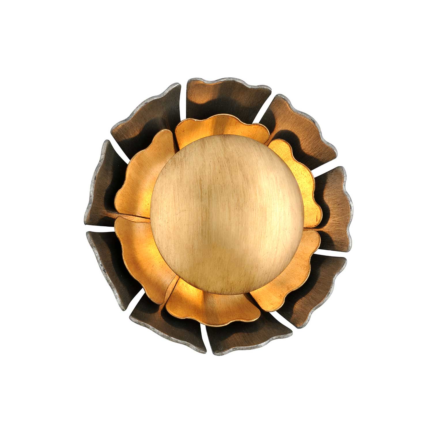 Magic Garden - Aplique de pared en forma de flor de bronce