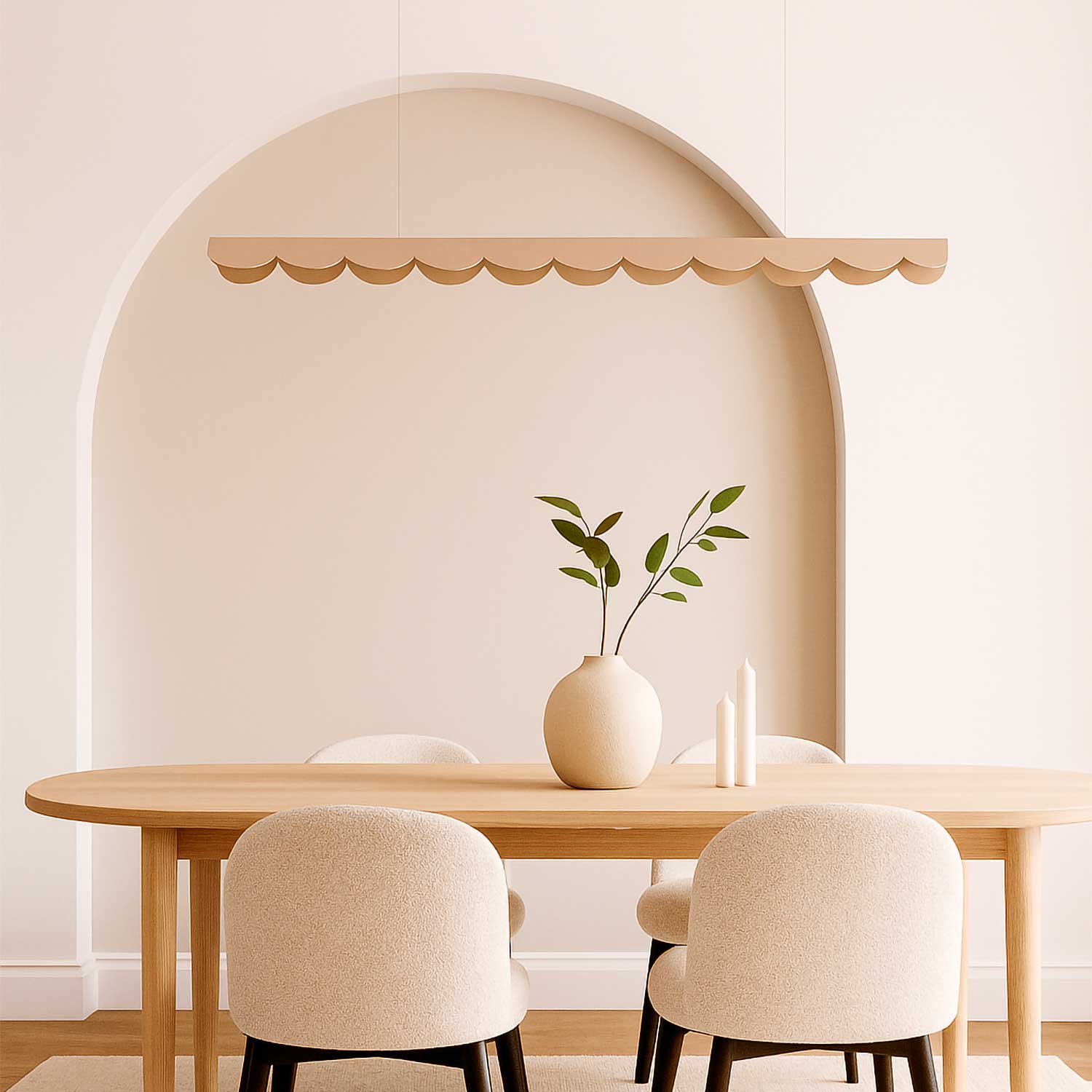 Auva - Minimalistisches Design LED-Hängeleuchte aus Stahl