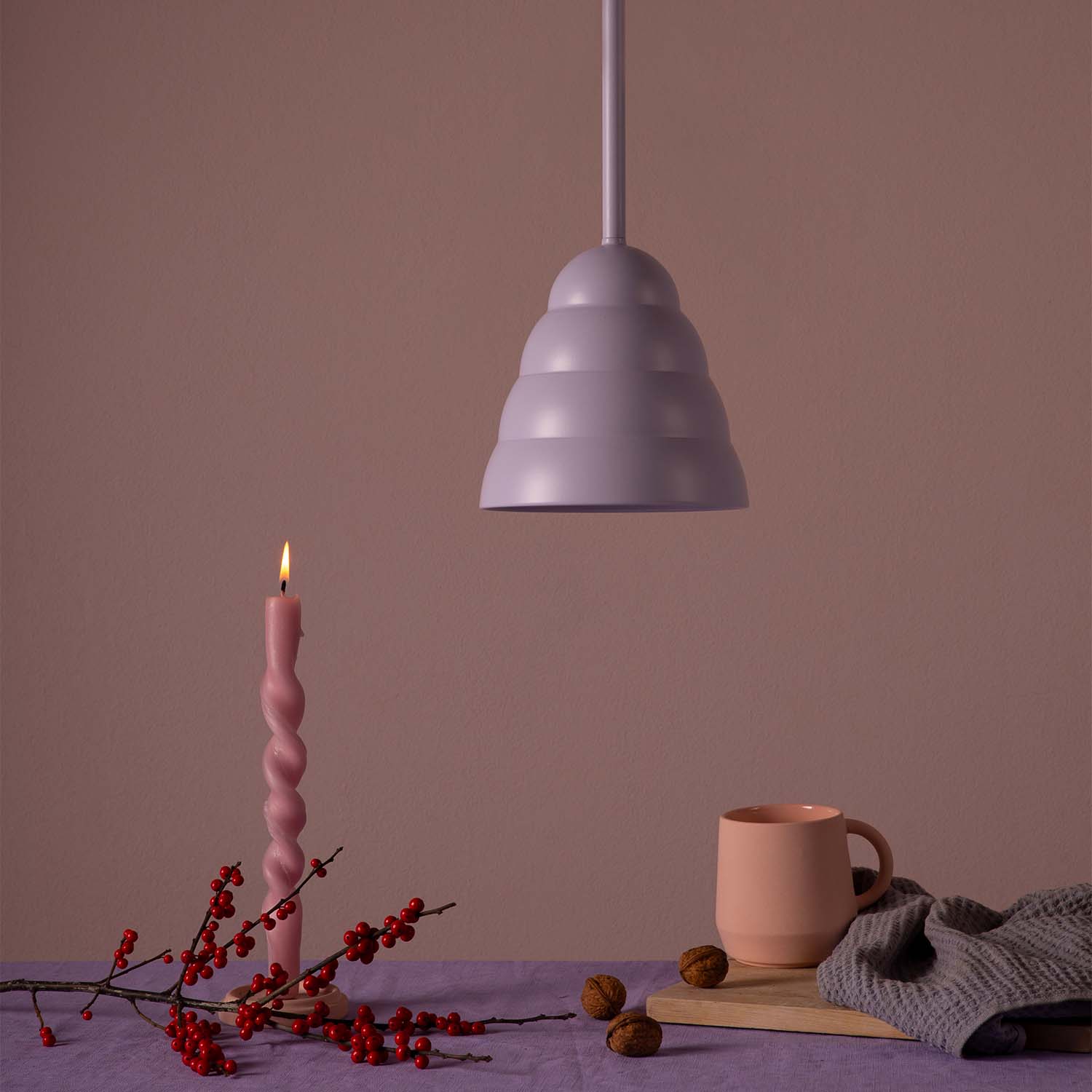 FIGURA STREAM - Sospensione onda colorata design