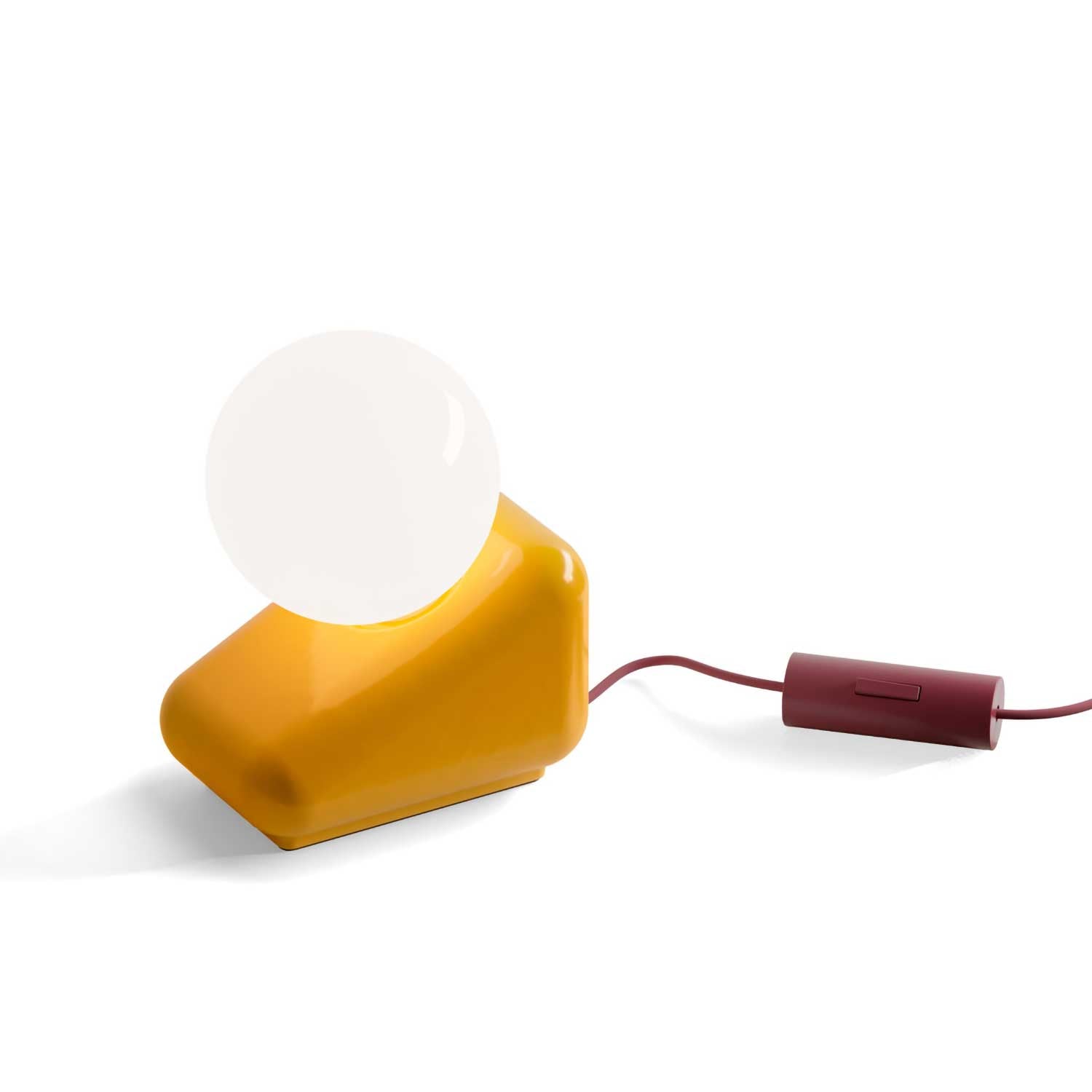 Flip - Lampe de table design en céramique coloré pour salon éclectique