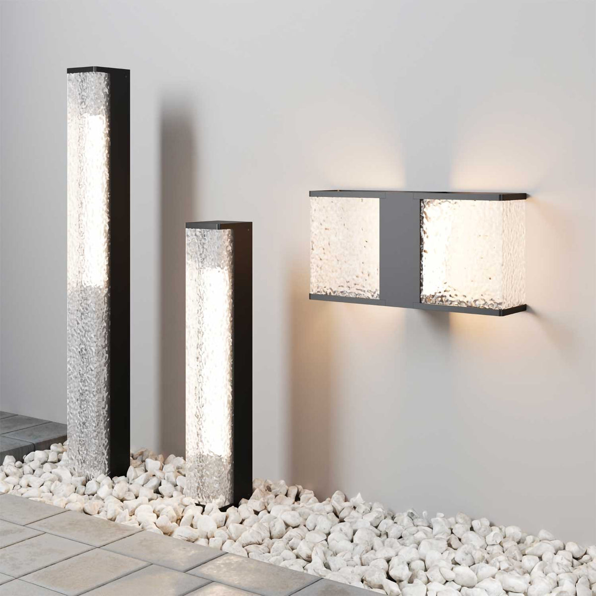 Floeva - Applique extérieure E27 en métal