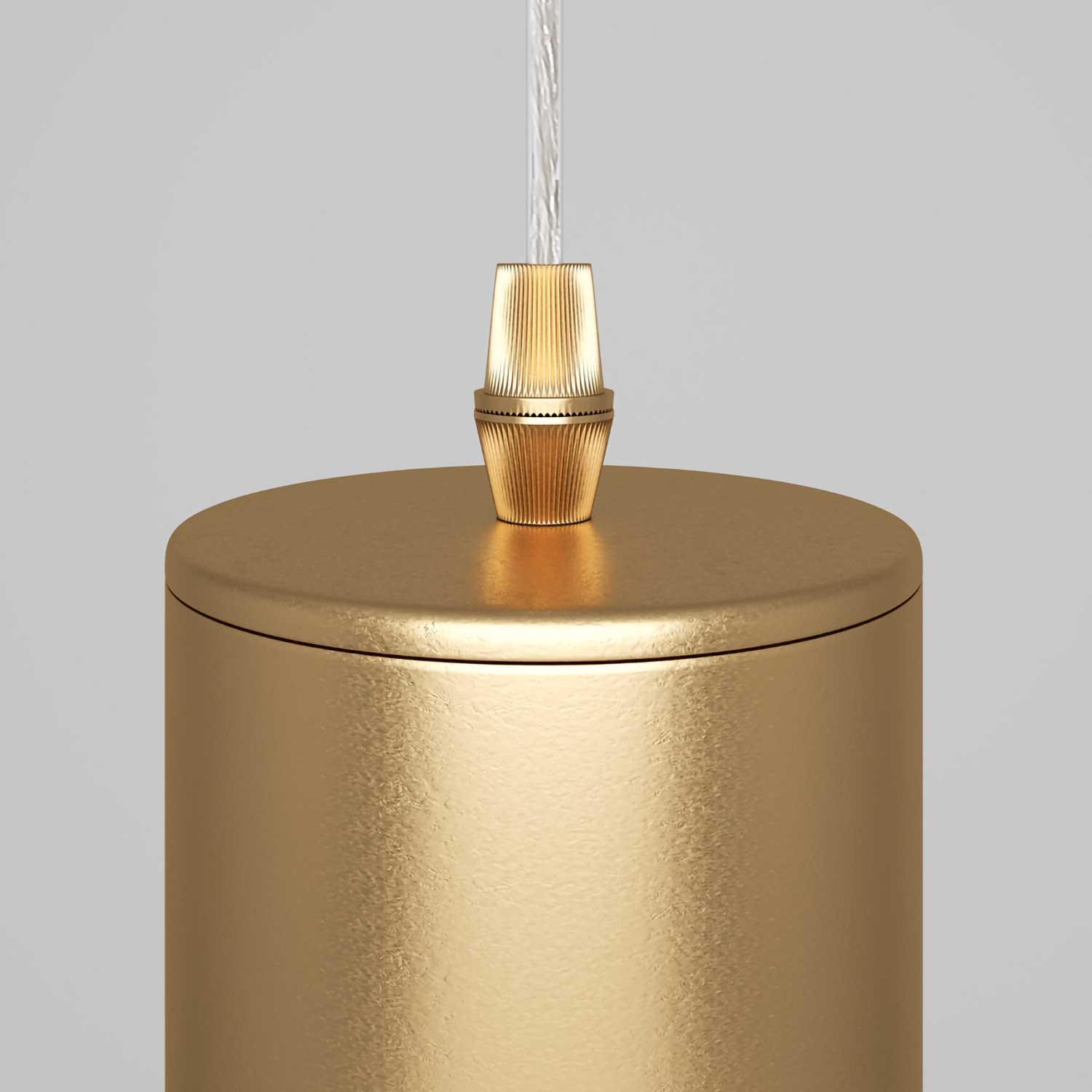 Focus - Sospensione cilindrica in alluminio moderna