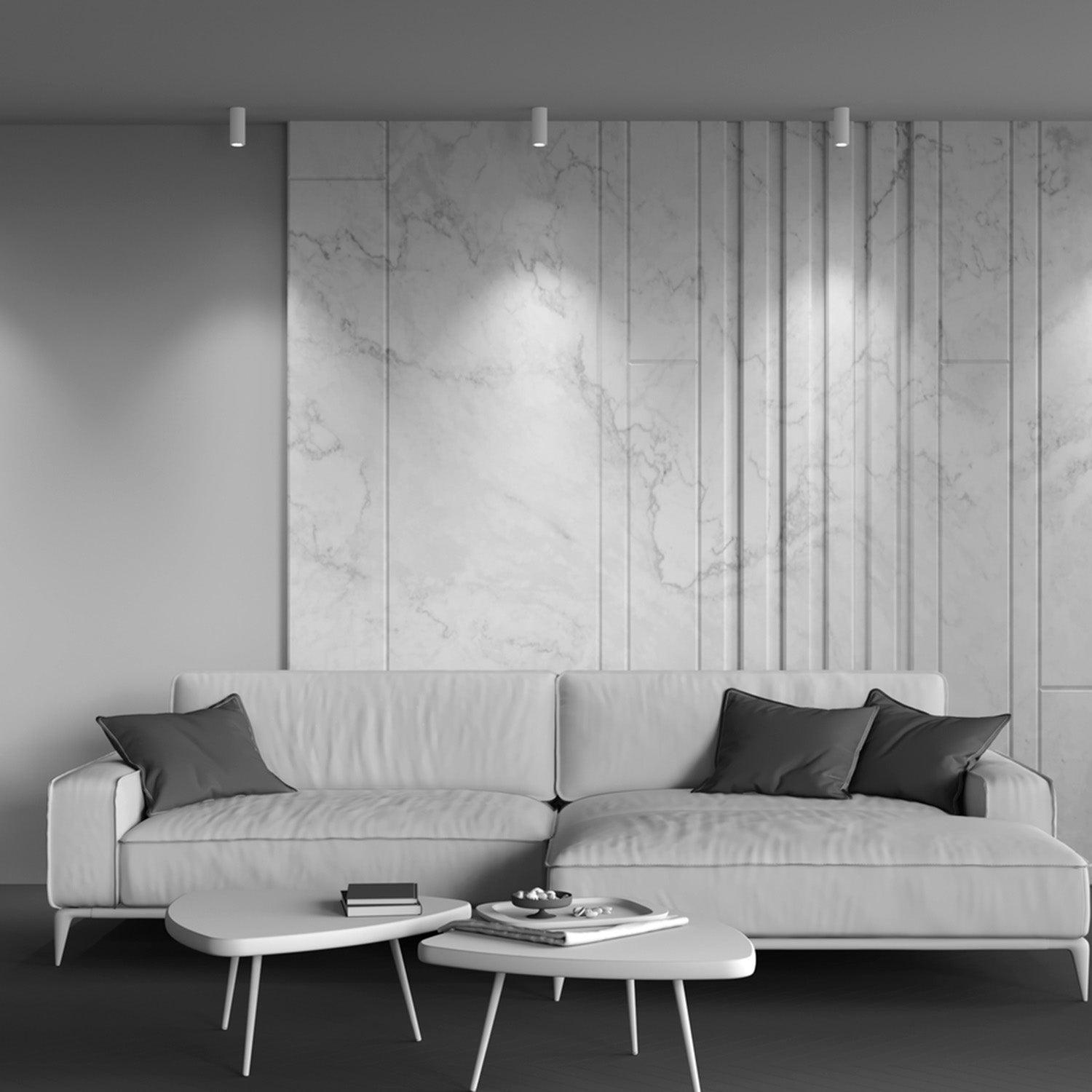 FOCUS LED - Spot da parete cilindrico con LED integrato