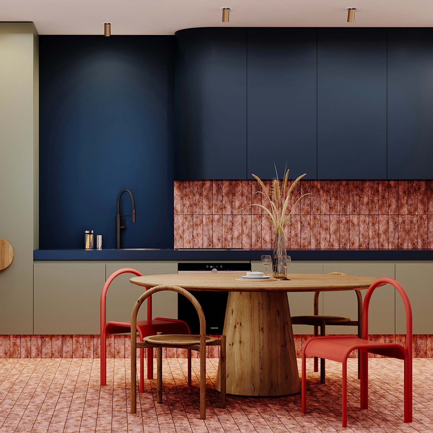 FOCUS S - Halbeinbaustrahler zur Wandmontage, schwenkbar