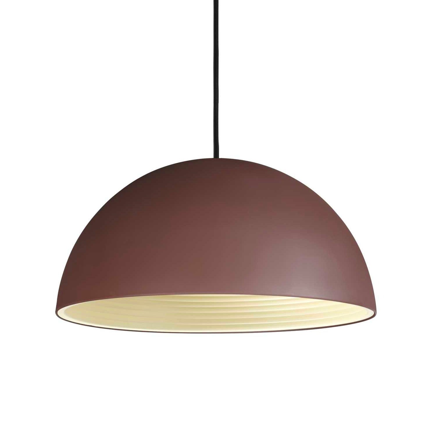 FOLK - Brown steel dome pendant light