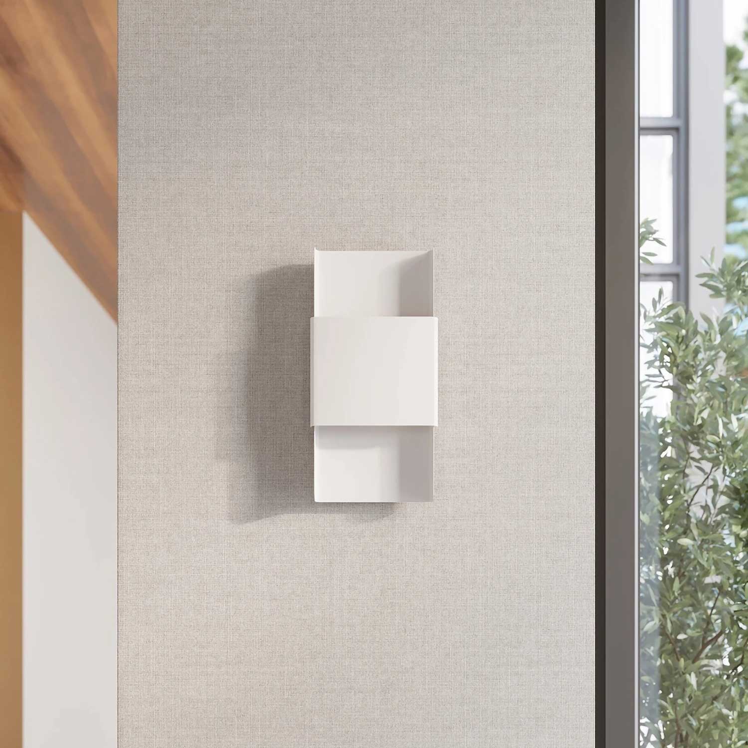 Paon - Aplique de pared de diseño en acero para salón moderno