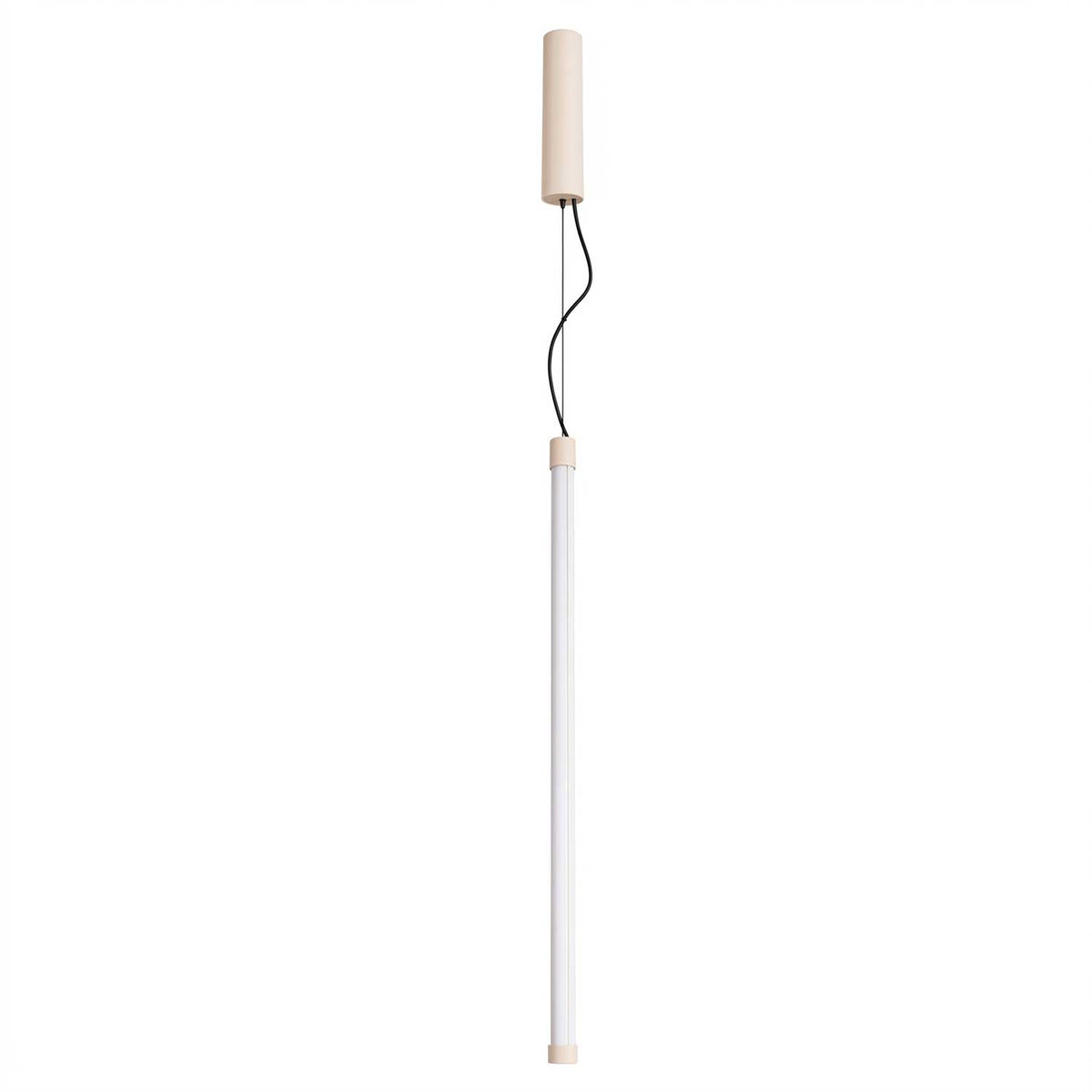 LeTube - Suspension LED en acier et PVC, style minimaliste