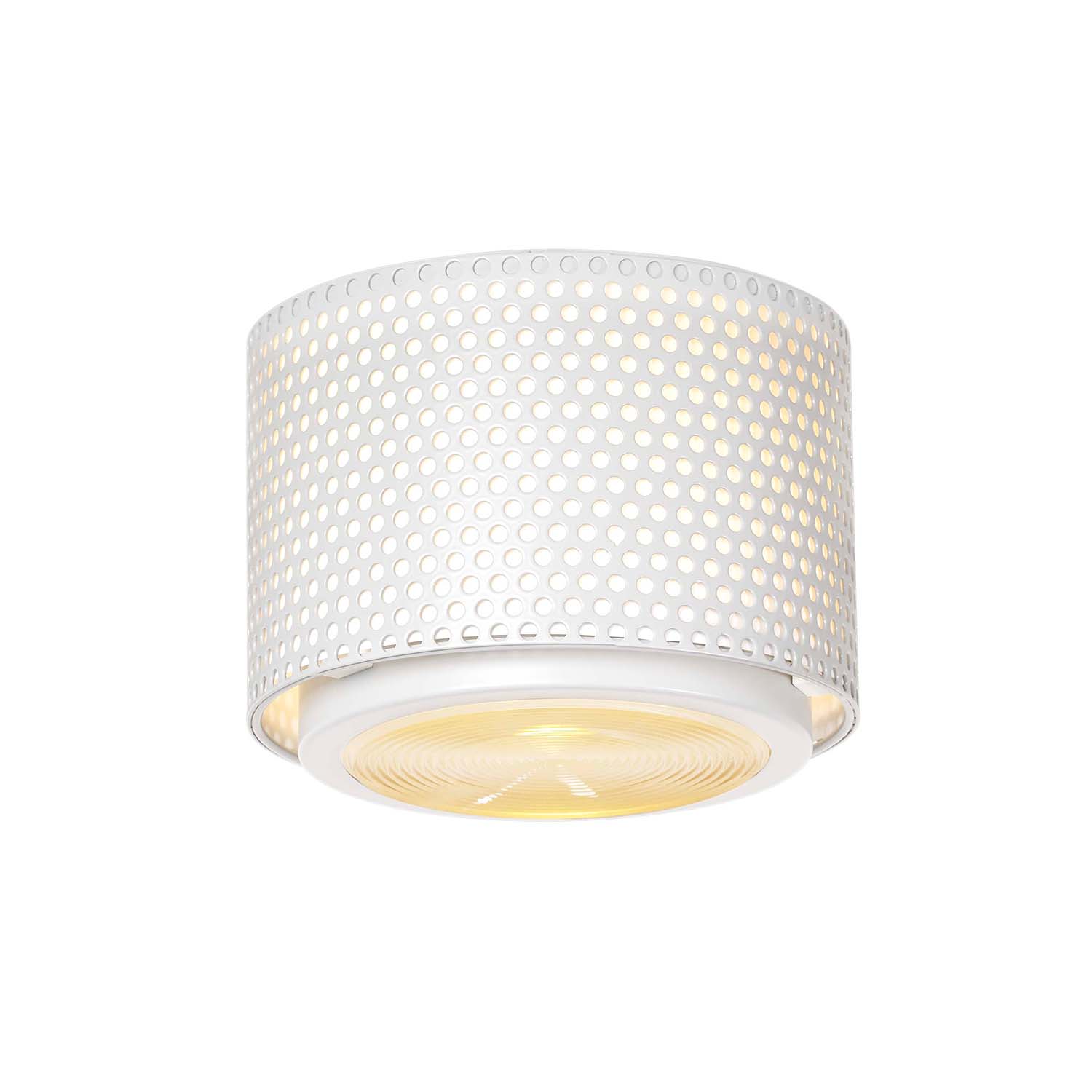 G13 - Retro Vintage Deckenleuchte 50er Jahre Design perforierter Stahl