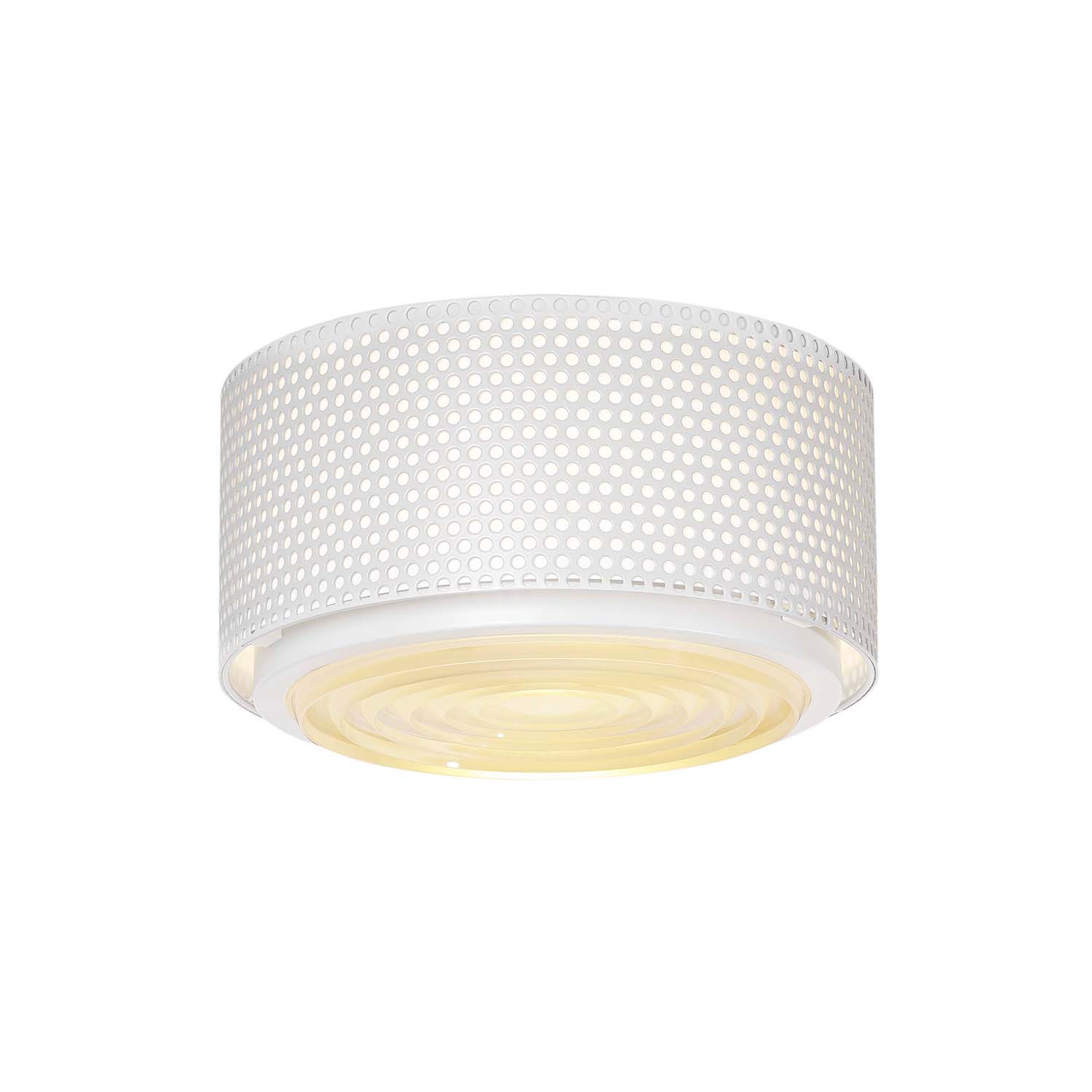 G13 - Retro Vintage Deckenleuchte 50er Jahre Design perforierter Stahl