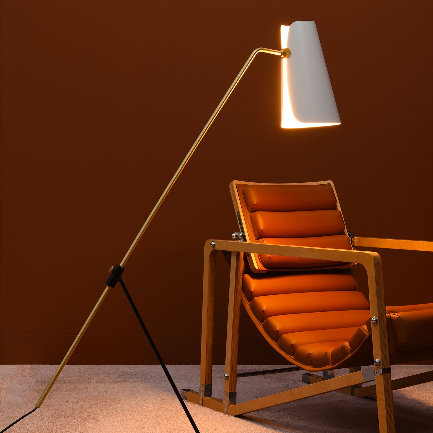 G21 - Retro vintage 1950s design floor lamp