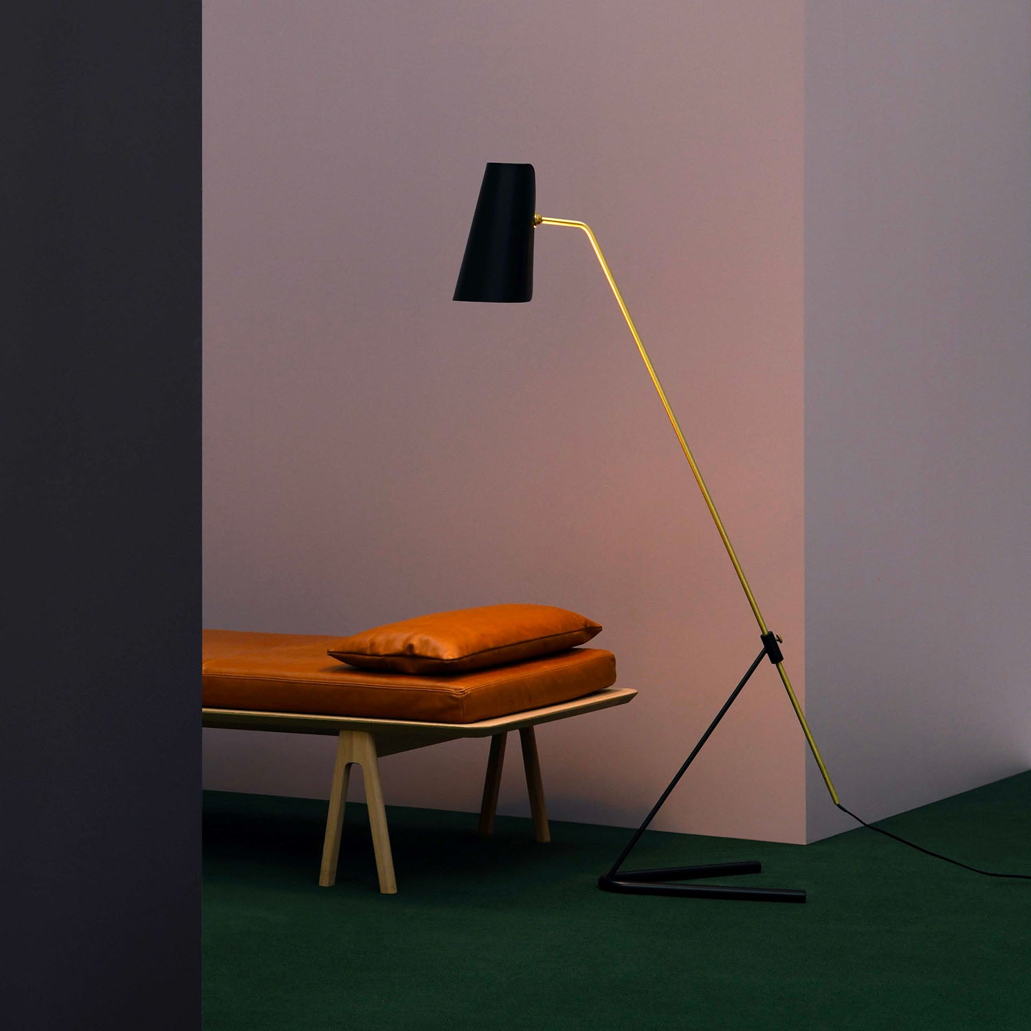 G21 - Retro vintage 1950s design floor lamp