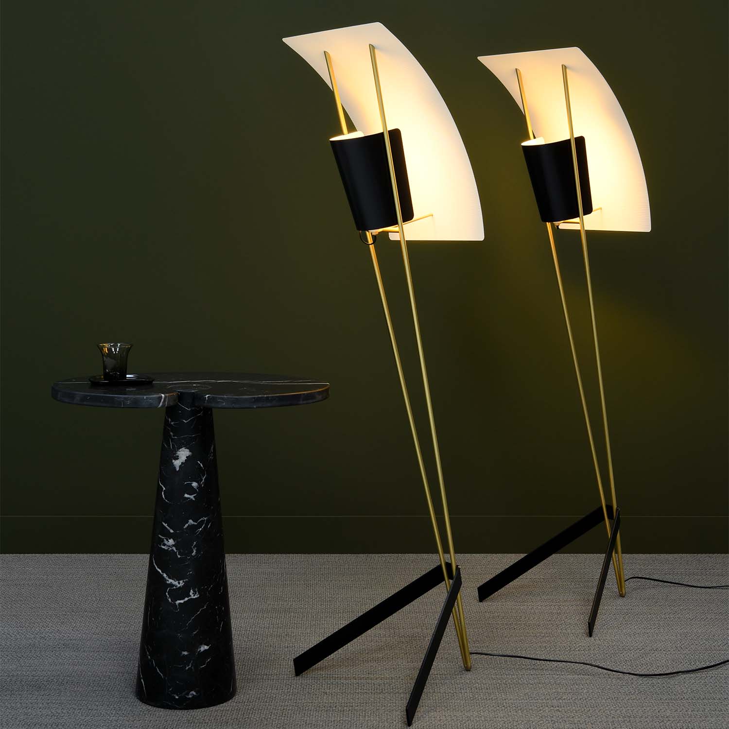 G30 - Retro vintage 1950s floor lamp design