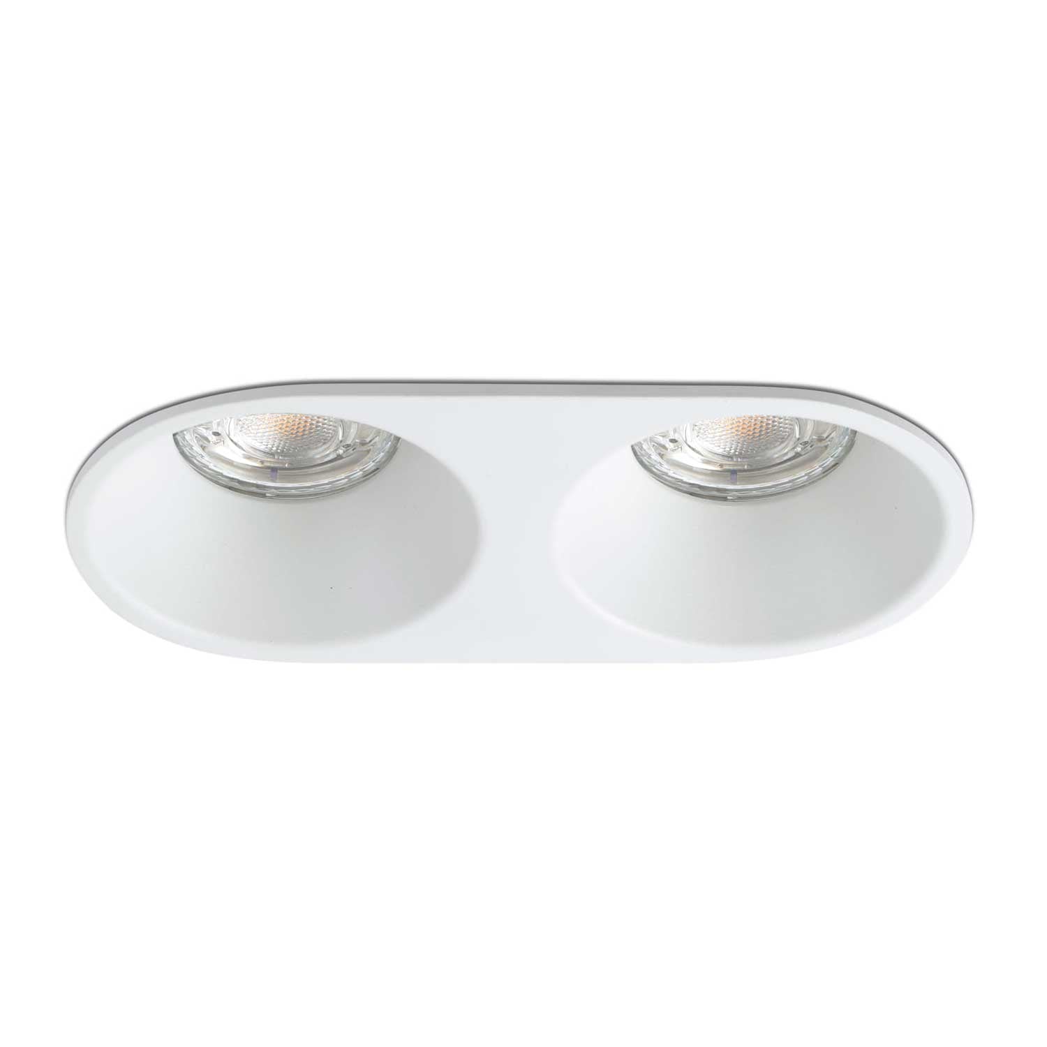 Gas - Double recessed spotlight for modern bedroom