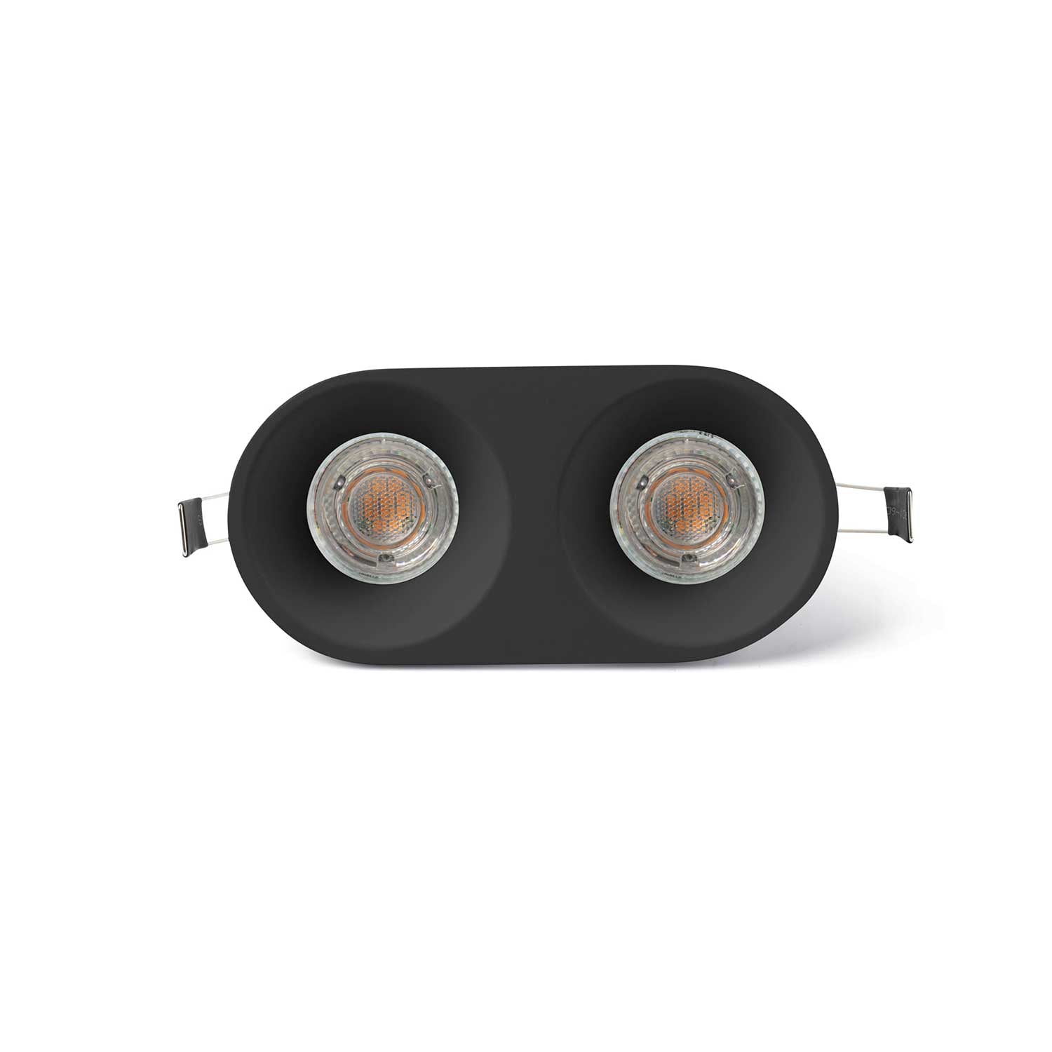 Gas - Double recessed spotlight for modern bedroom