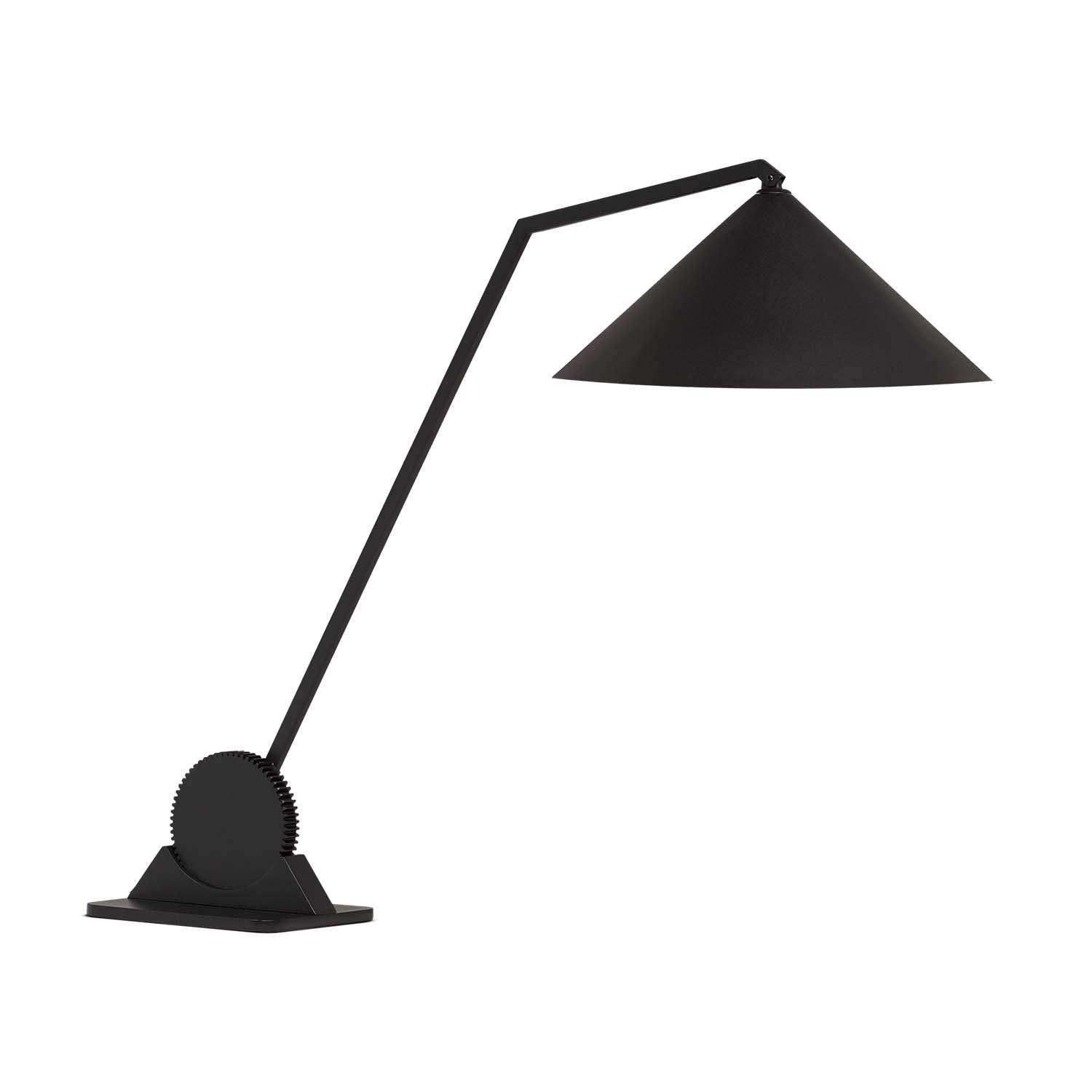 GEAR - Lampada da scrivania nera di design e moderna