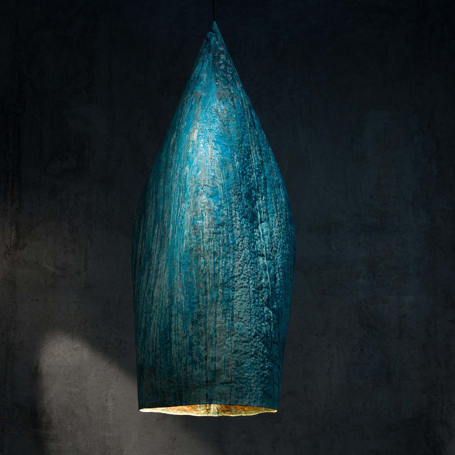 GEMMA - Large bronze pendant light for modern interior