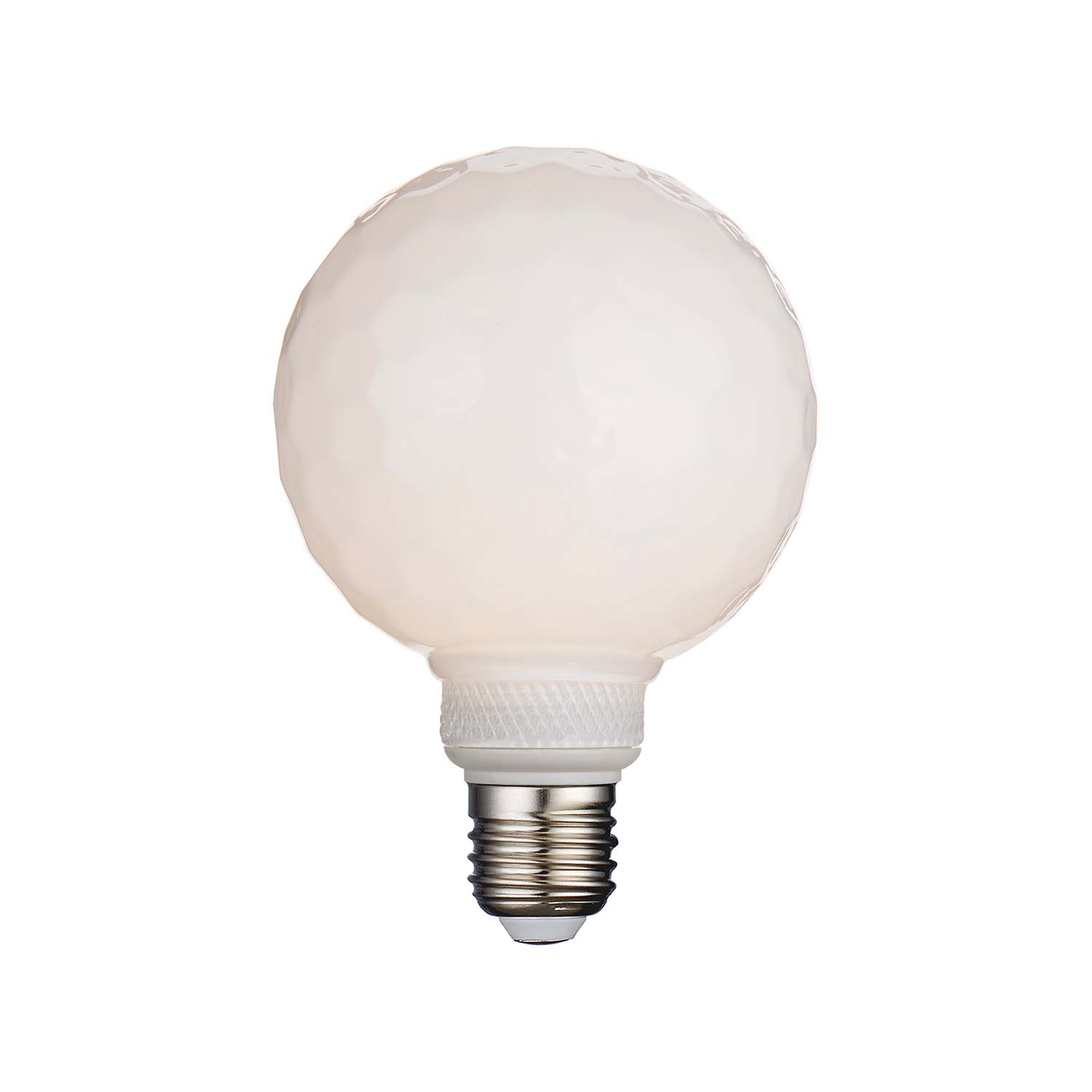Geo - LED Bulb E27 design hammered effect