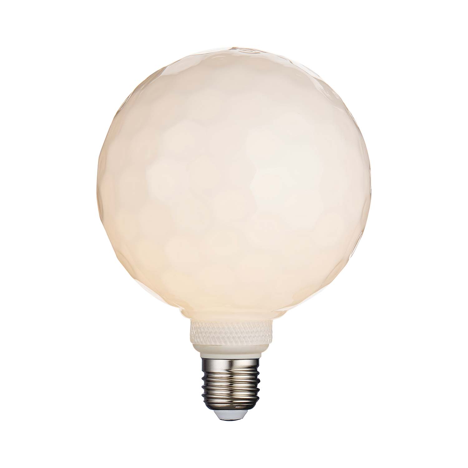 Geo - LED Bulb E27 design hammered effect