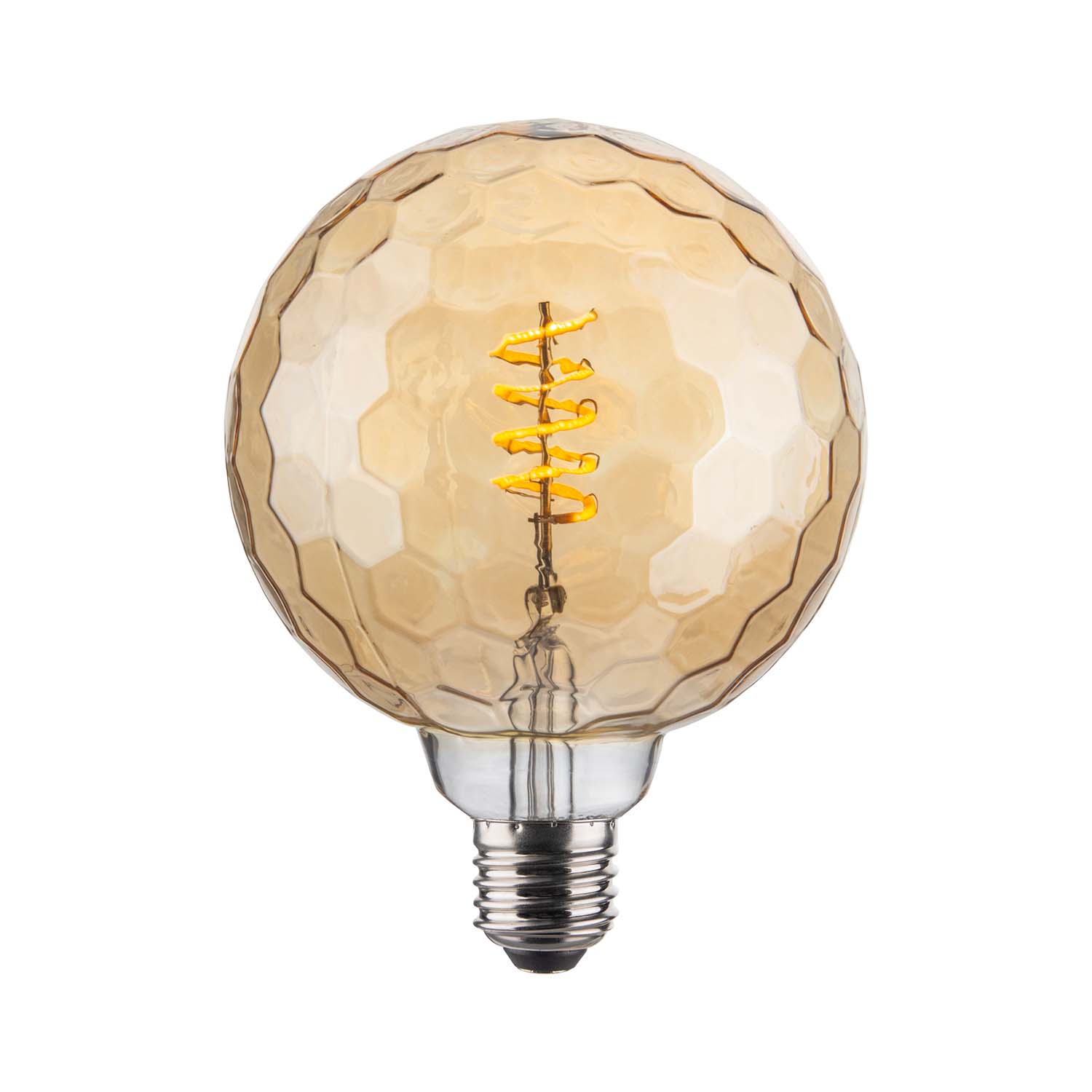 Geo - LED Bulb E27 design hammered effect