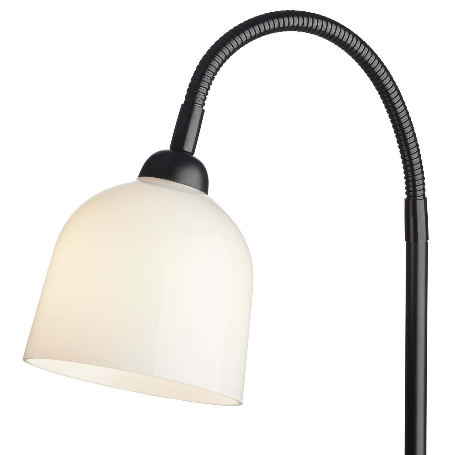 GLOW - Stehlampe Wohnzimmer Vintage Schwarz und Weiß