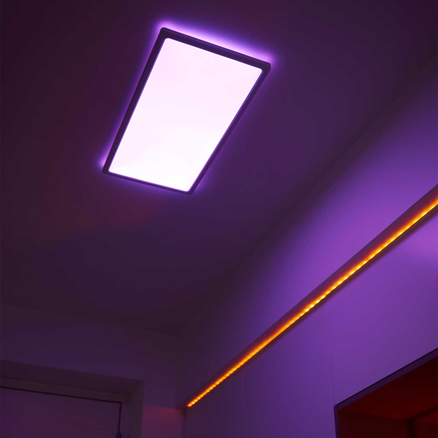 Harlow - Plafonnier LED connecté dimmable étanche IP54