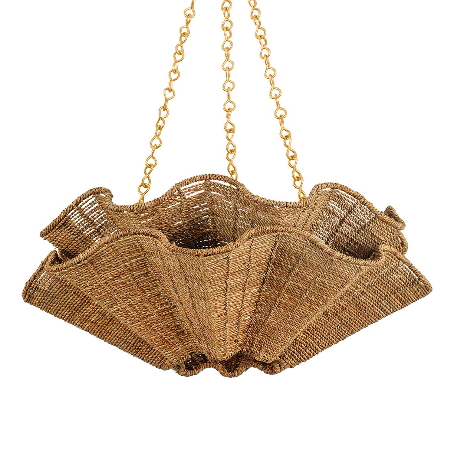 Hayworth - Suspension en rotin design pour salon bord de mer