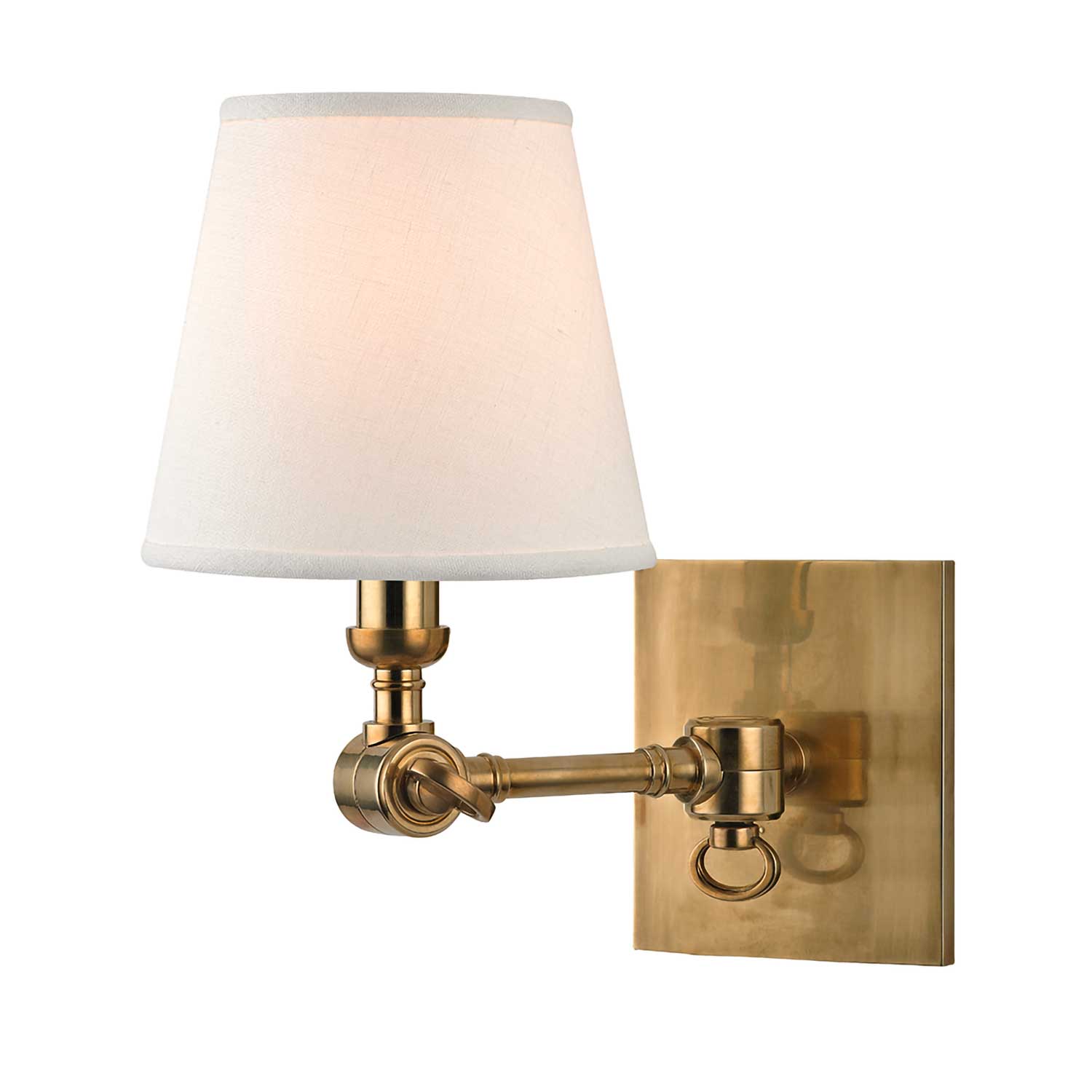 Hillsdale - Applique murale laiton pour salon vintage