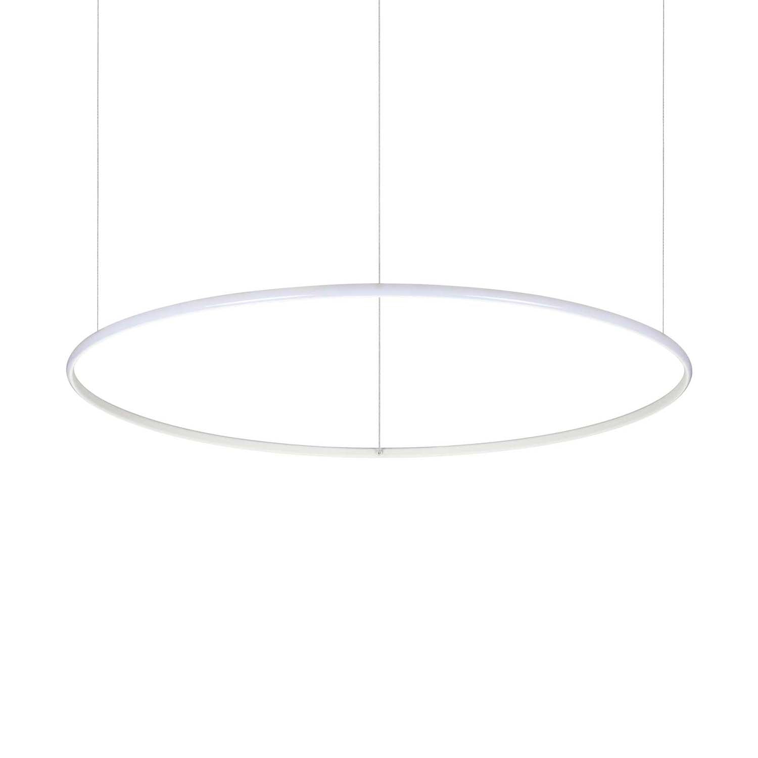 HULAHOOP - Подвесной светильник с белым кольцом и встроенной светодиодной подсветкой