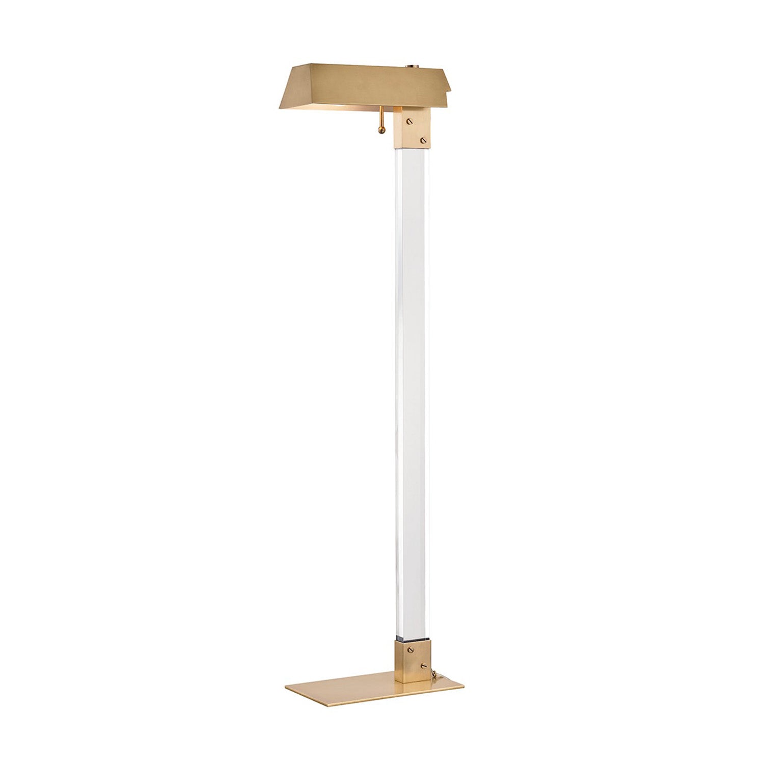 Hunts Point - Floor lamp in brass and marble