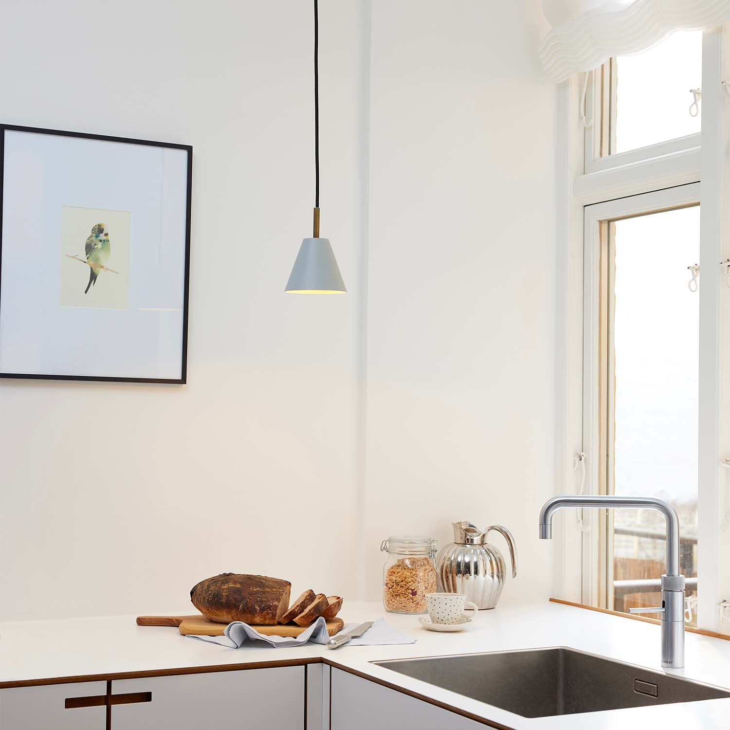 HYGGE - Винтажная подвесная лампа конусной формы из металла