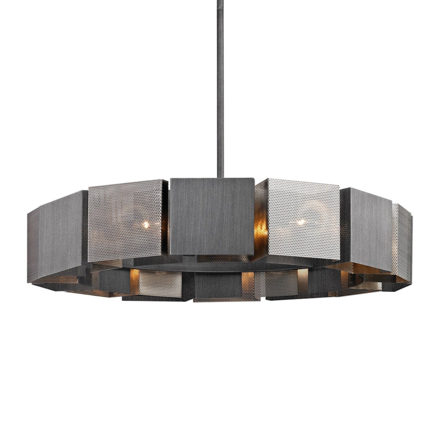 TROY Lighting IMPRESSION industrial steel suspension light