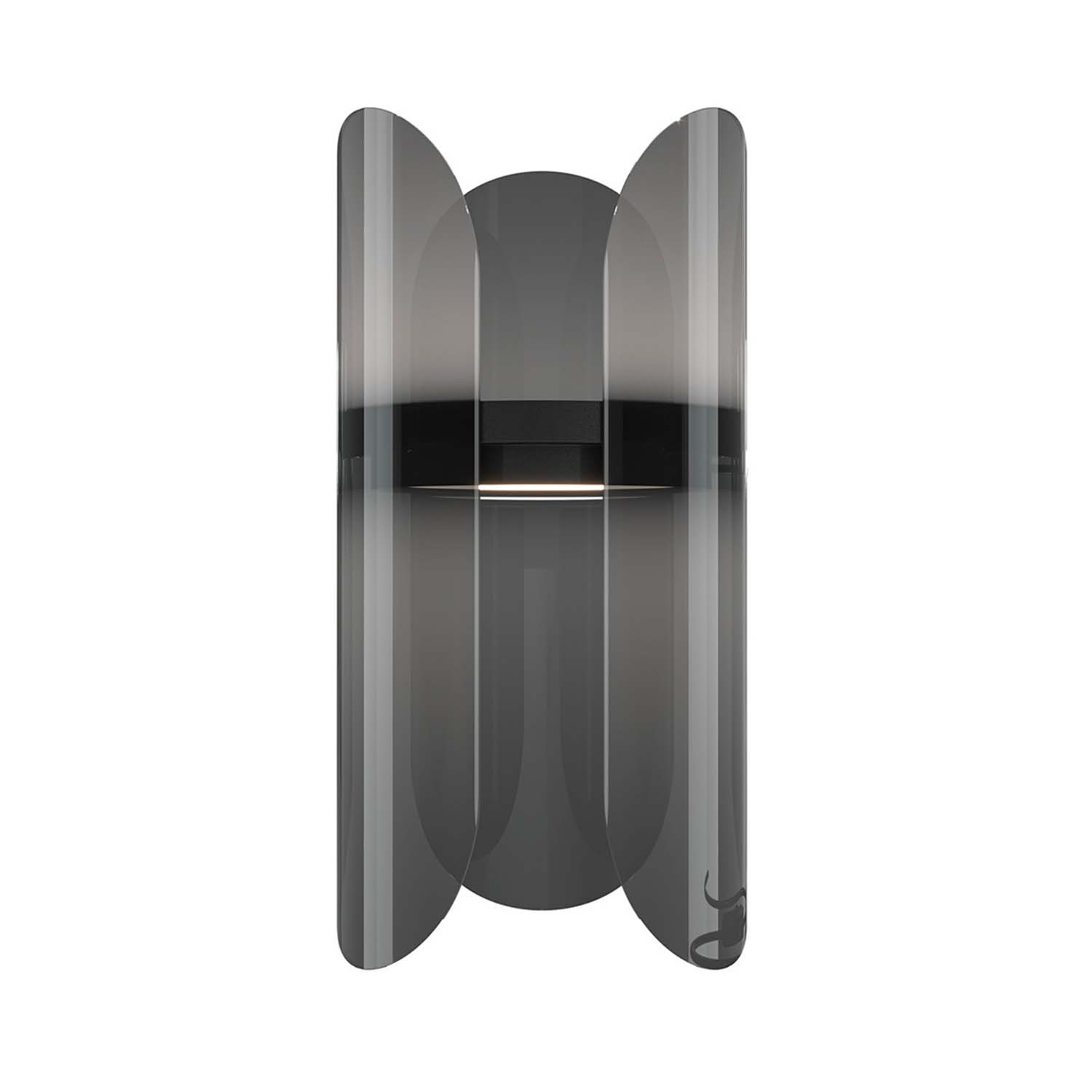 INSIGHT - Smoked plexiglass design table lamp