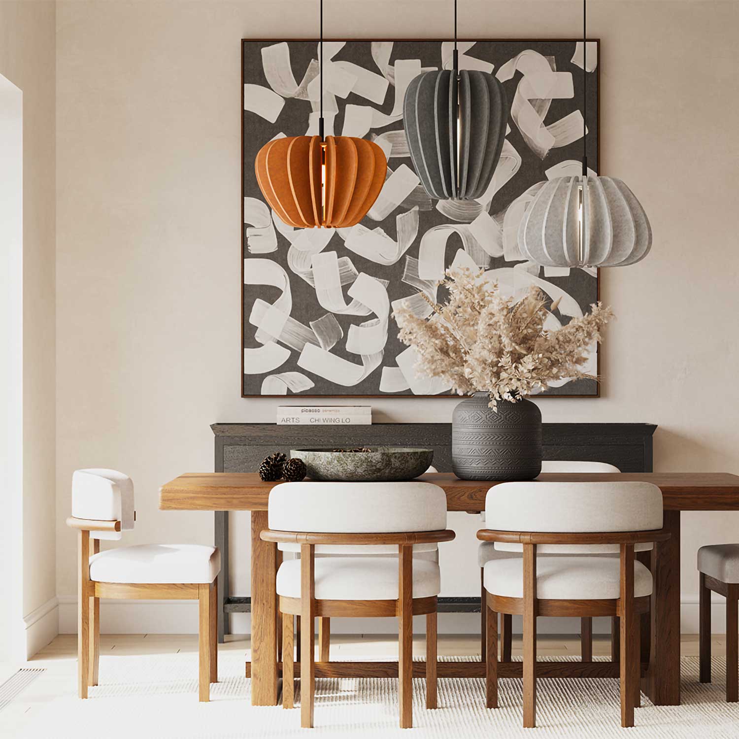 Cambio - Acoustic design pendant light for living room