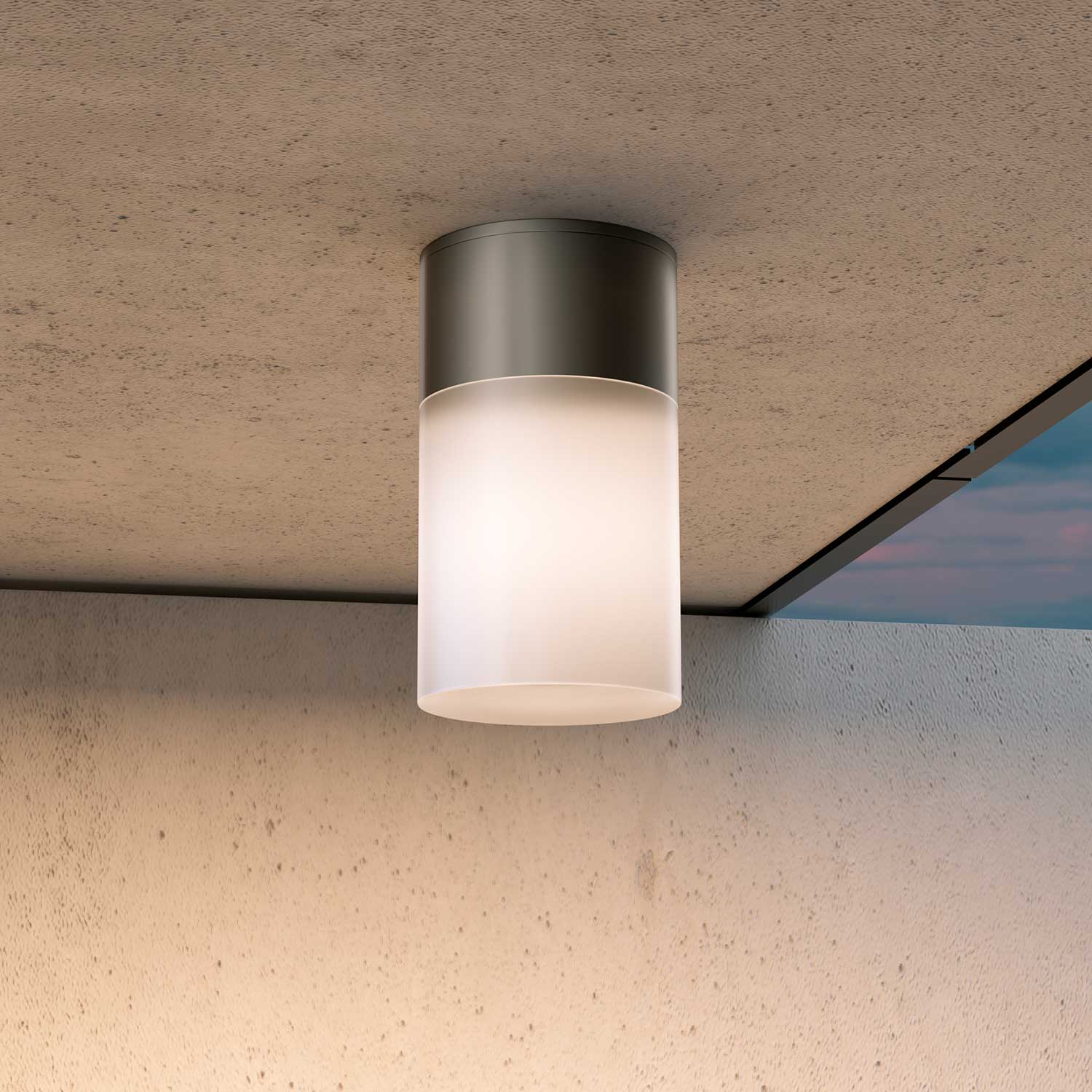 Willis - Modern design outdoor ceiling light