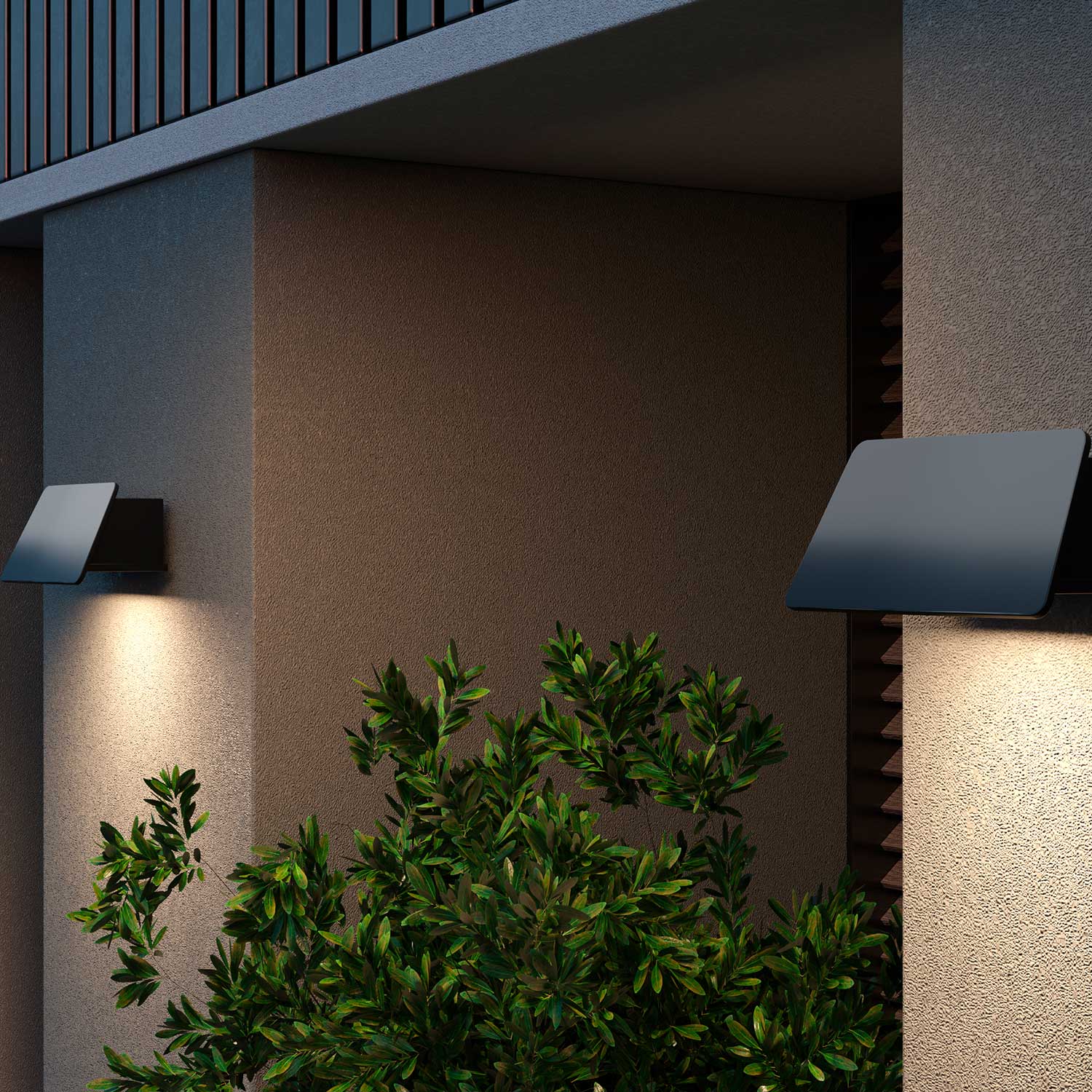 Trupp - Aplique de pared iluminación fachada LED