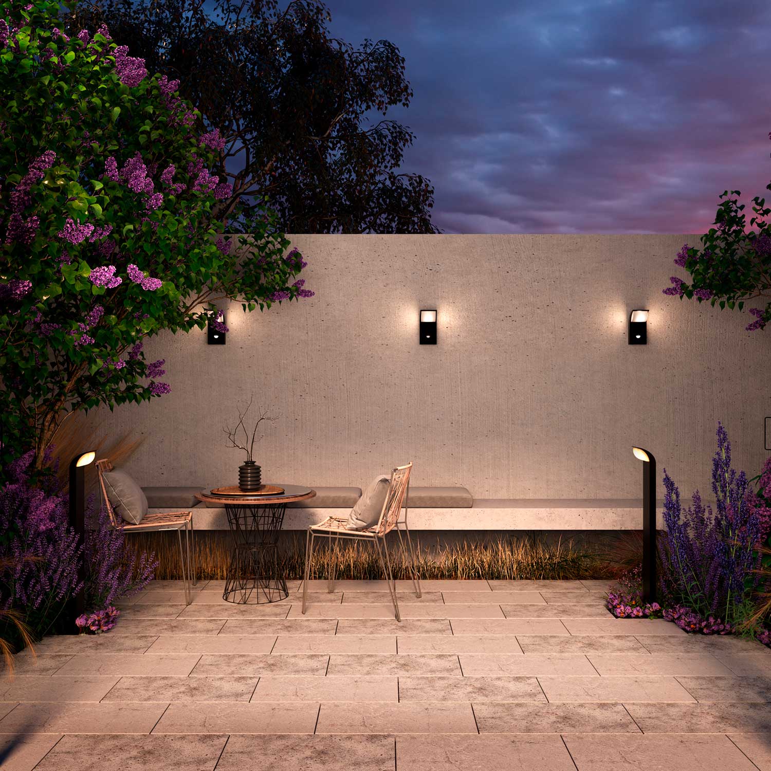 Stock - Baliza luminosa led exterior para caminos