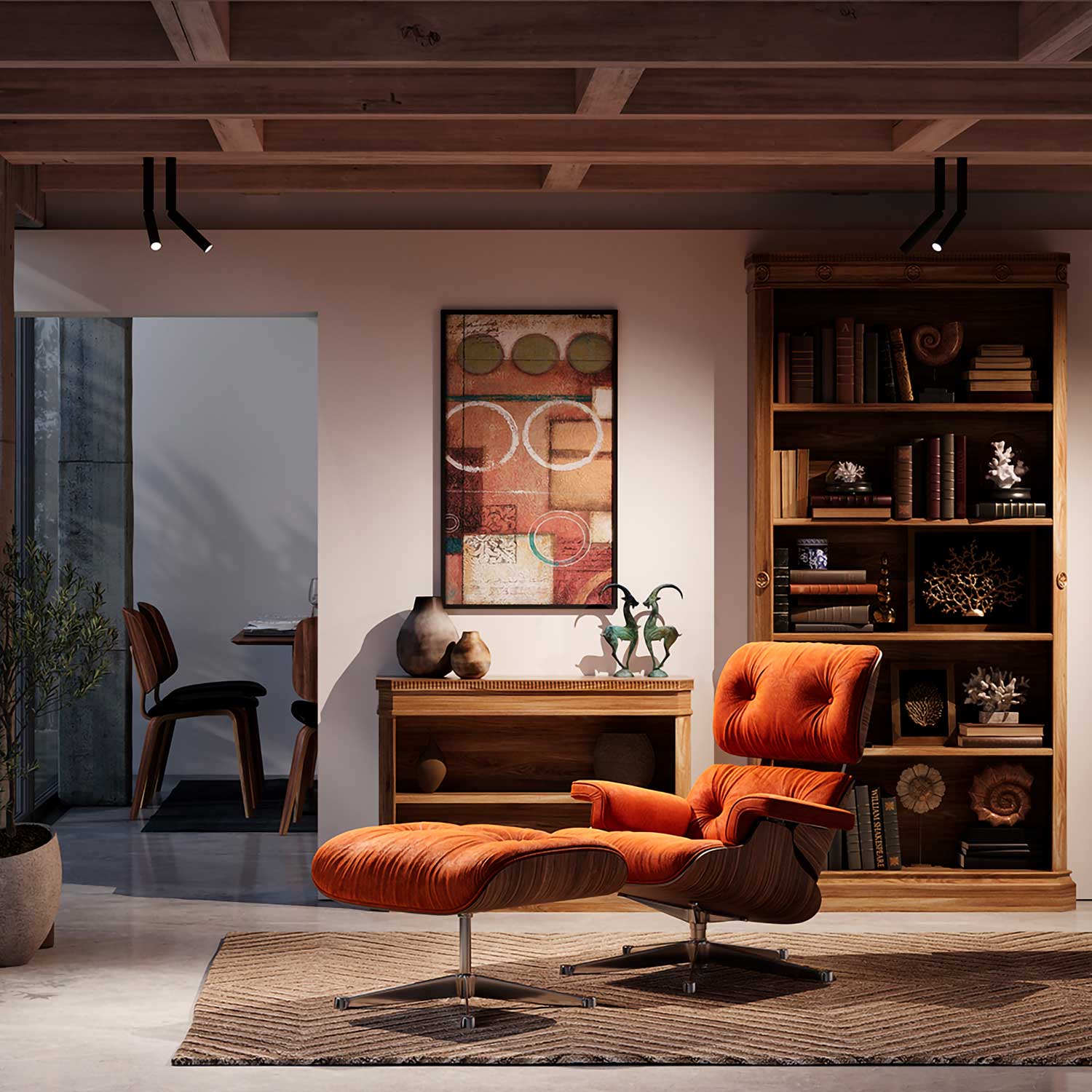 Focus T - Ultra-dünner Design-LED-Wandspot für Wohnzimmer