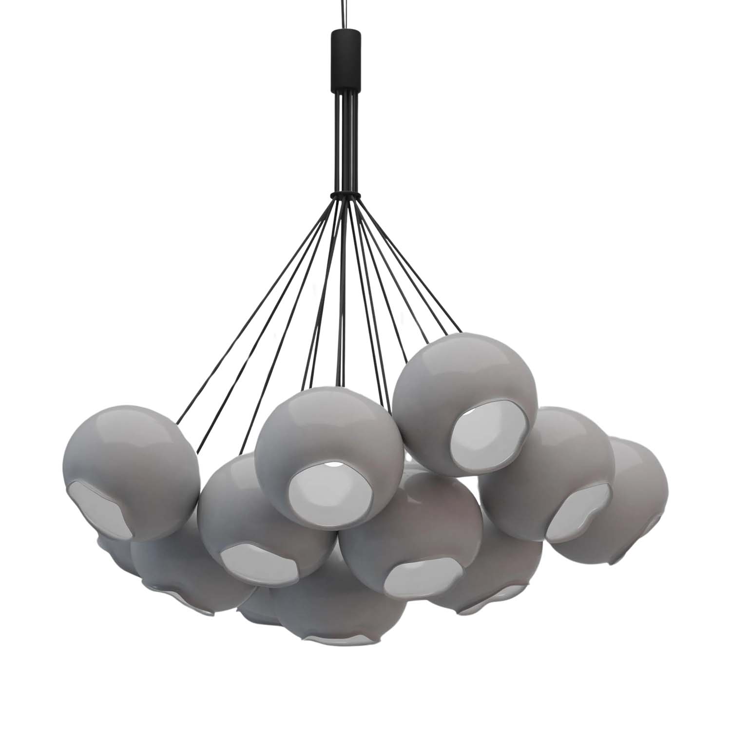 KALYNA - Lustre boules en céramique pour salon