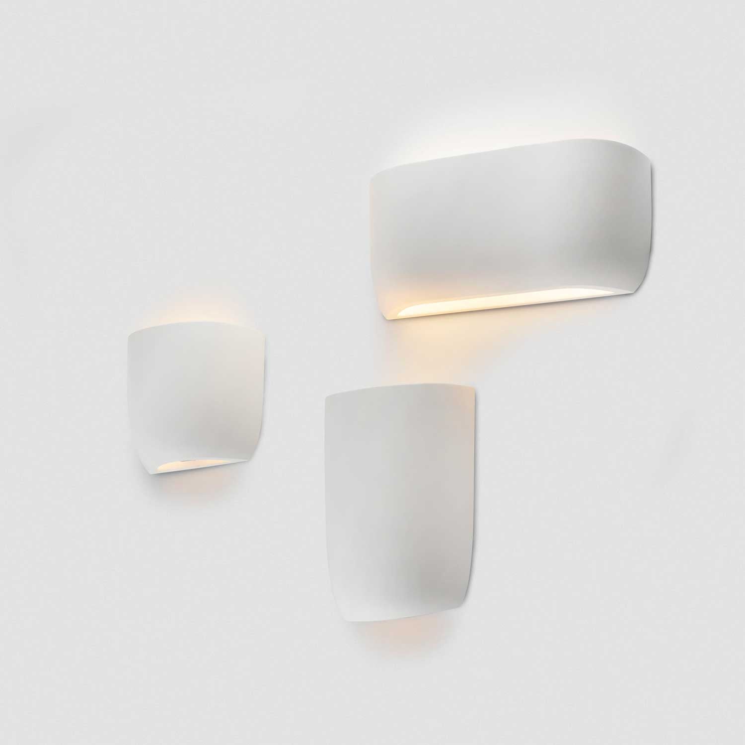 Kappu - Aplique de pared de diseño en yeso para salón