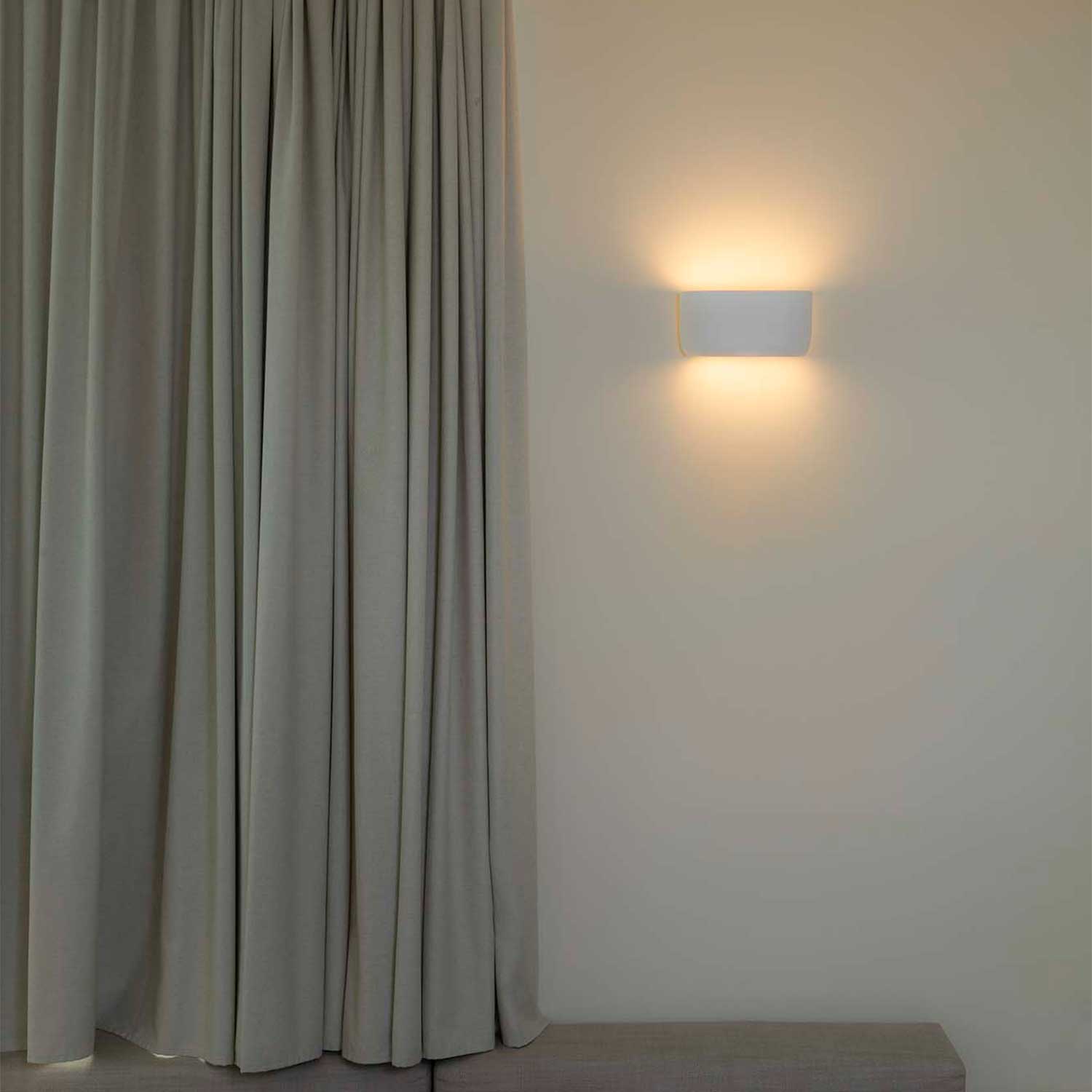 Kappu - Aplique de pared de diseño en yeso para salón